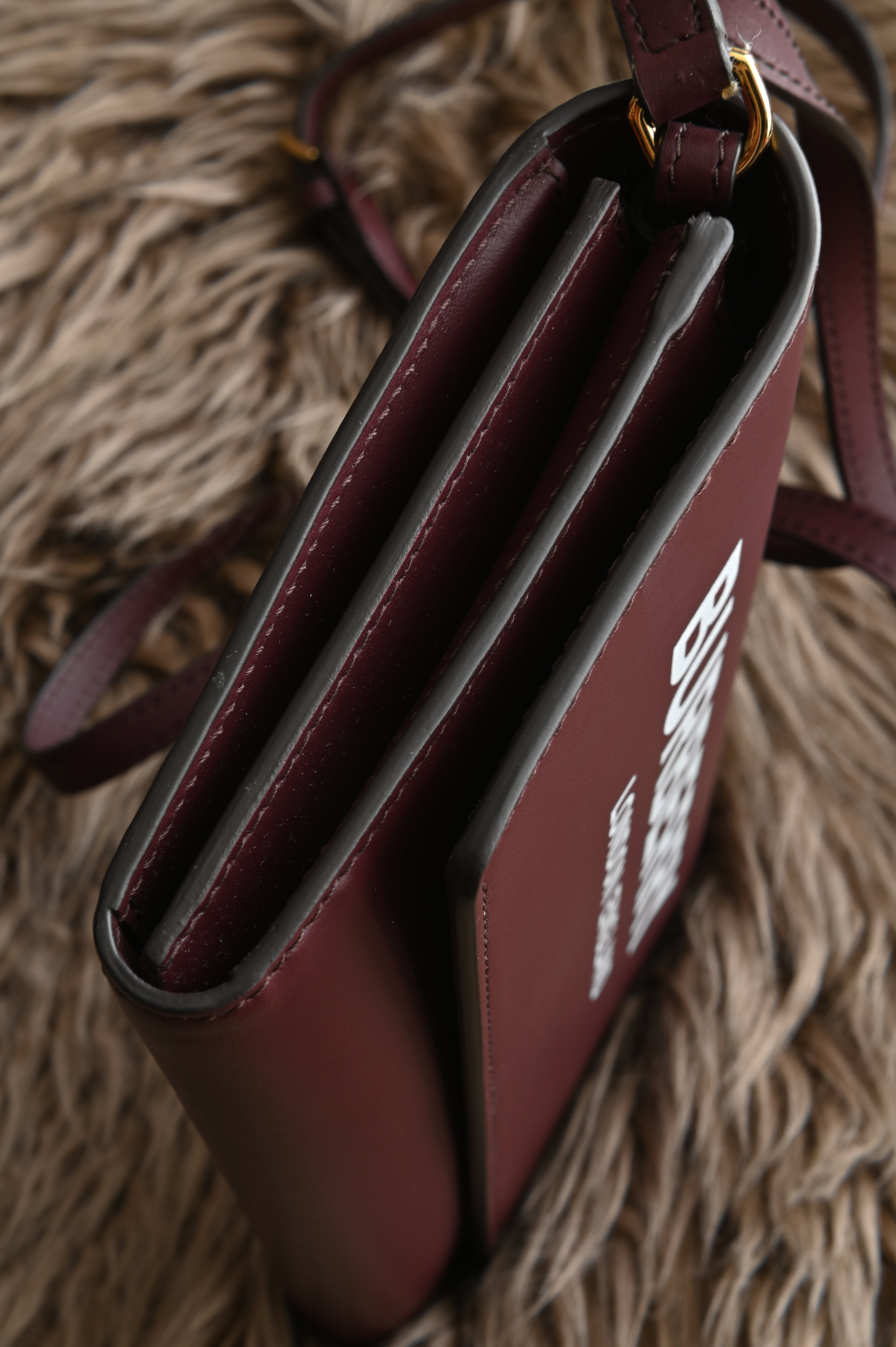 Burberry Hazelmere Wallet on Strap side