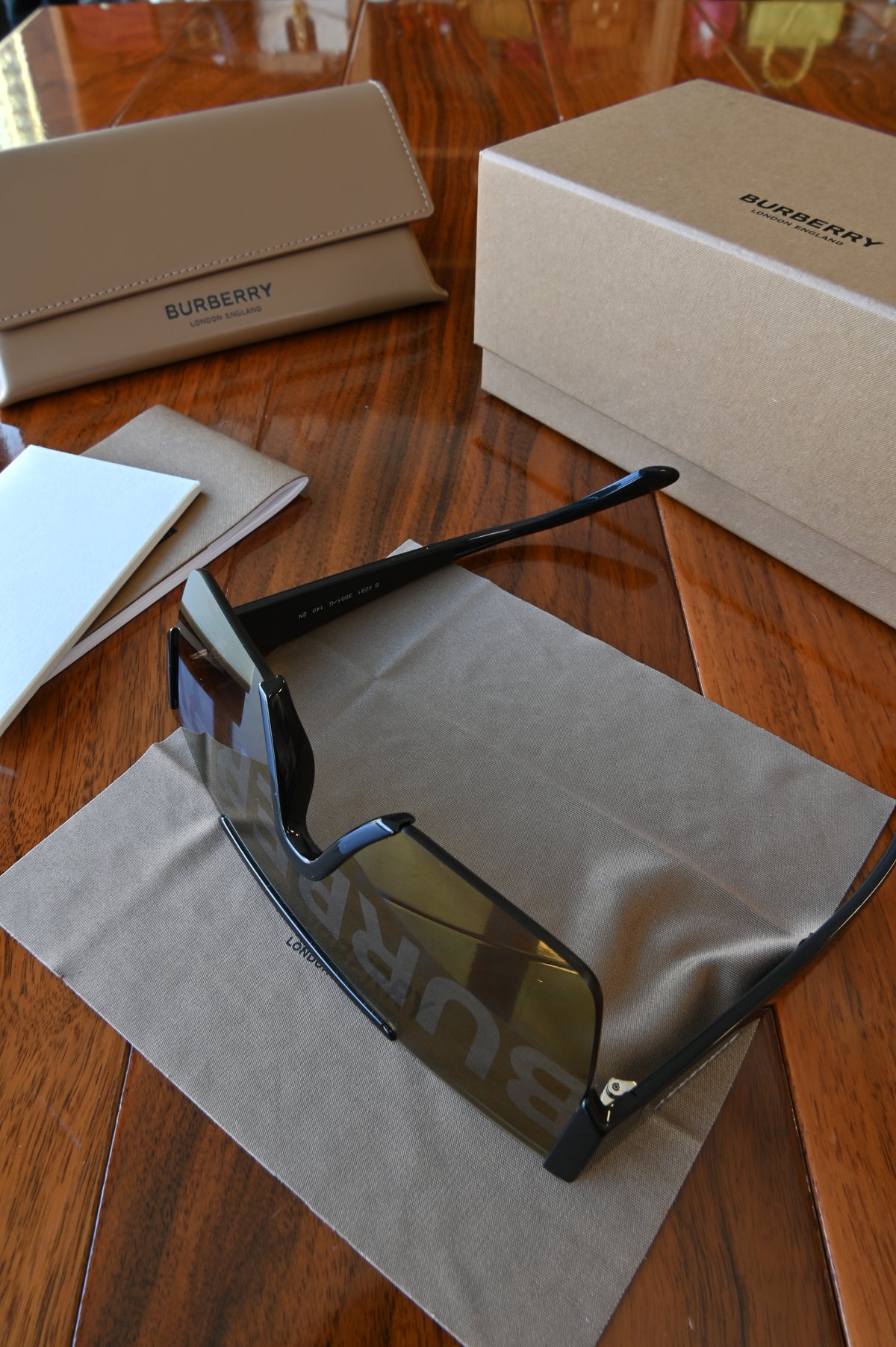 Burberry Logo Sports Sunglasses bottom
