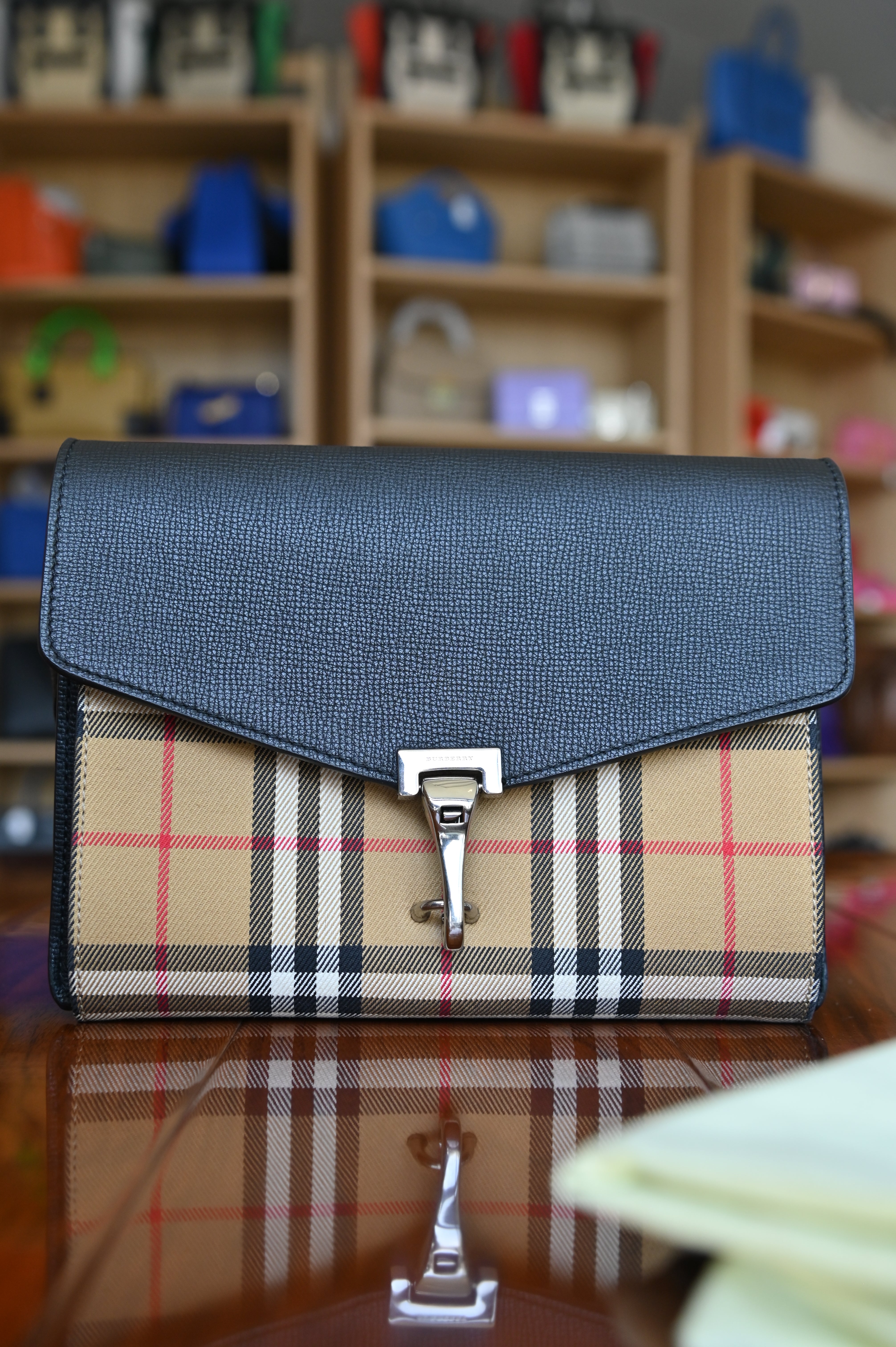 Burberry Macken Crossbody Bag front