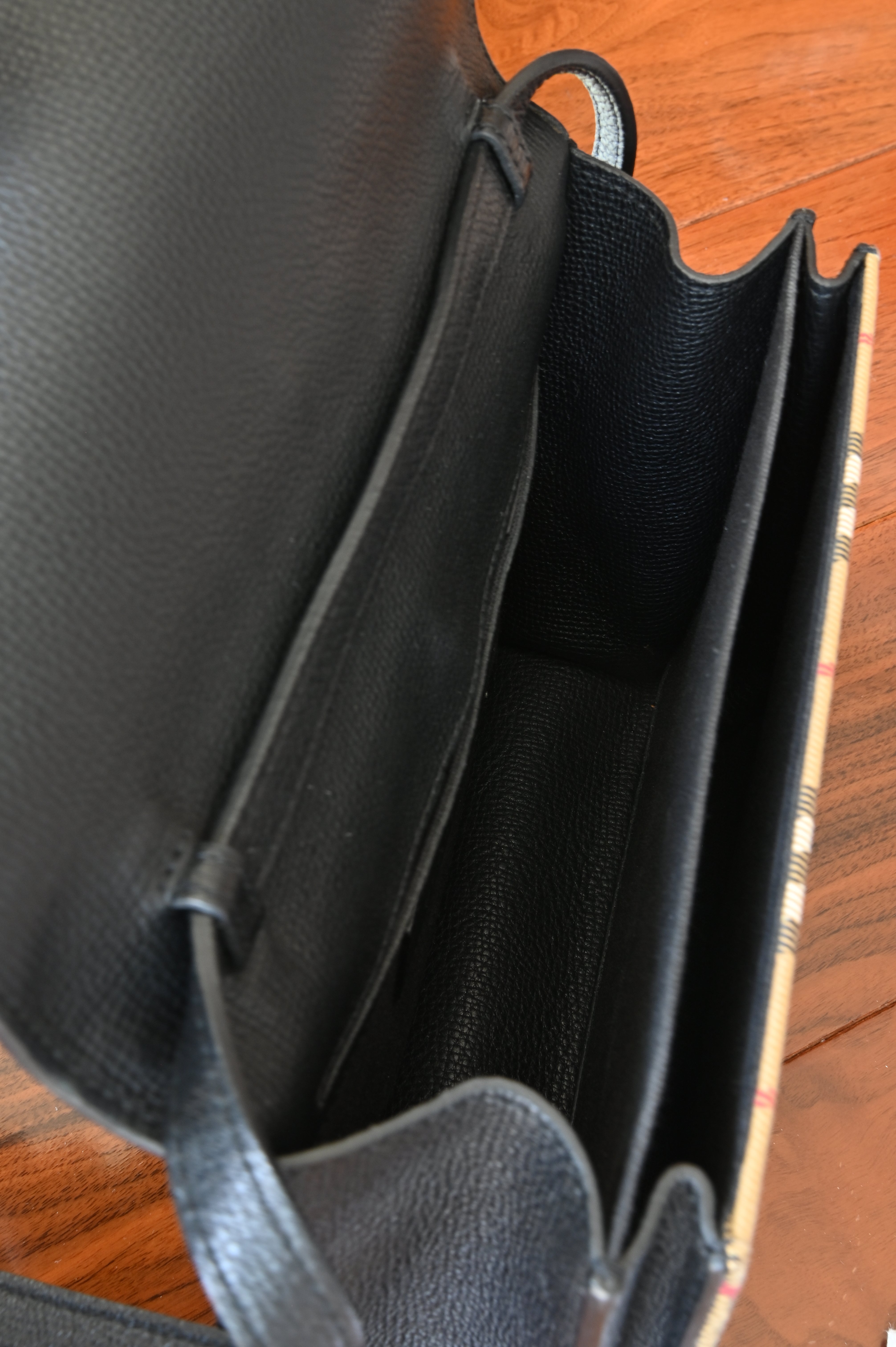 Burberry Macken Crossbody Bag inside