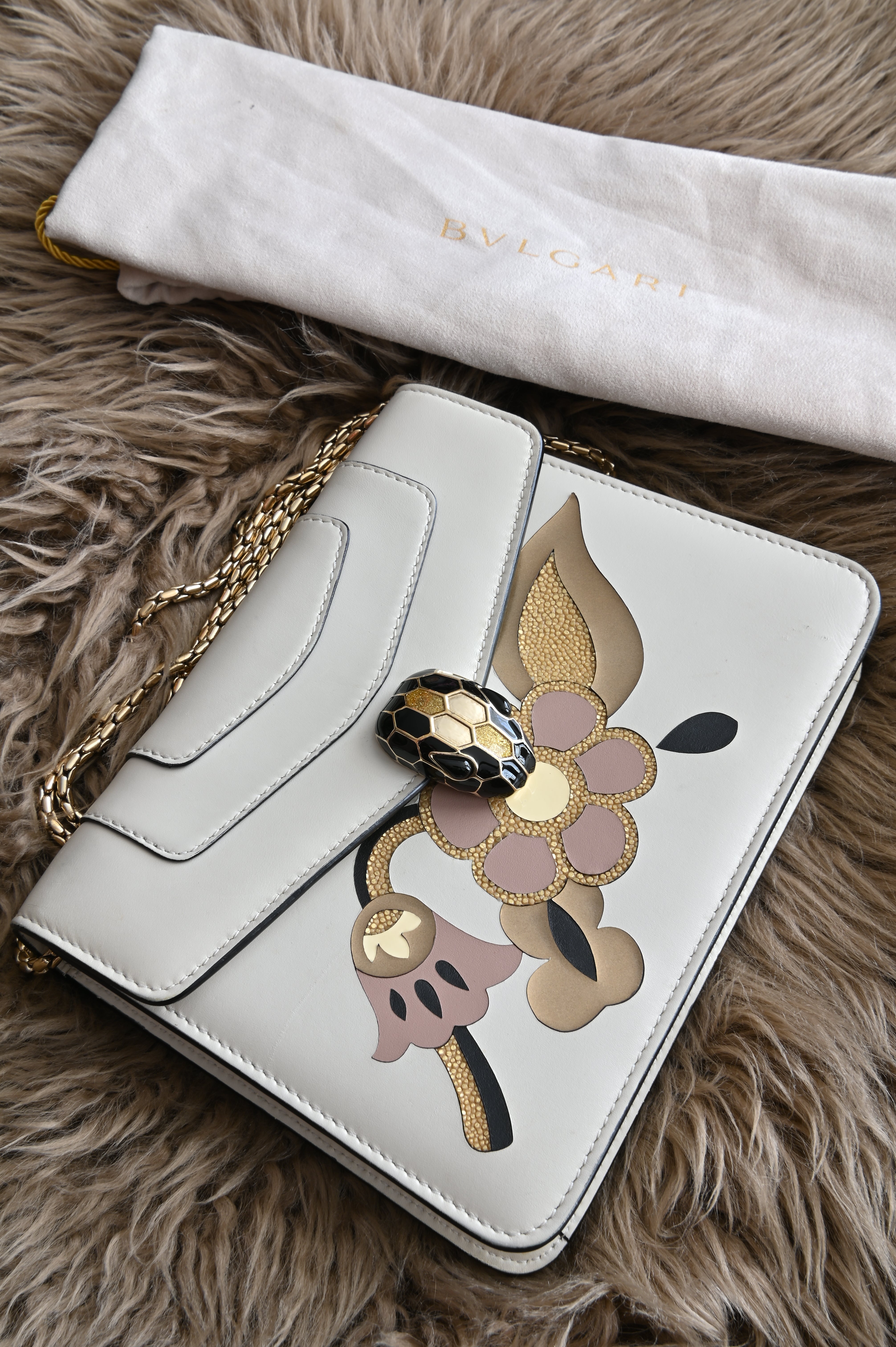 Bvlgari Serpenti Wallet on Chain front two