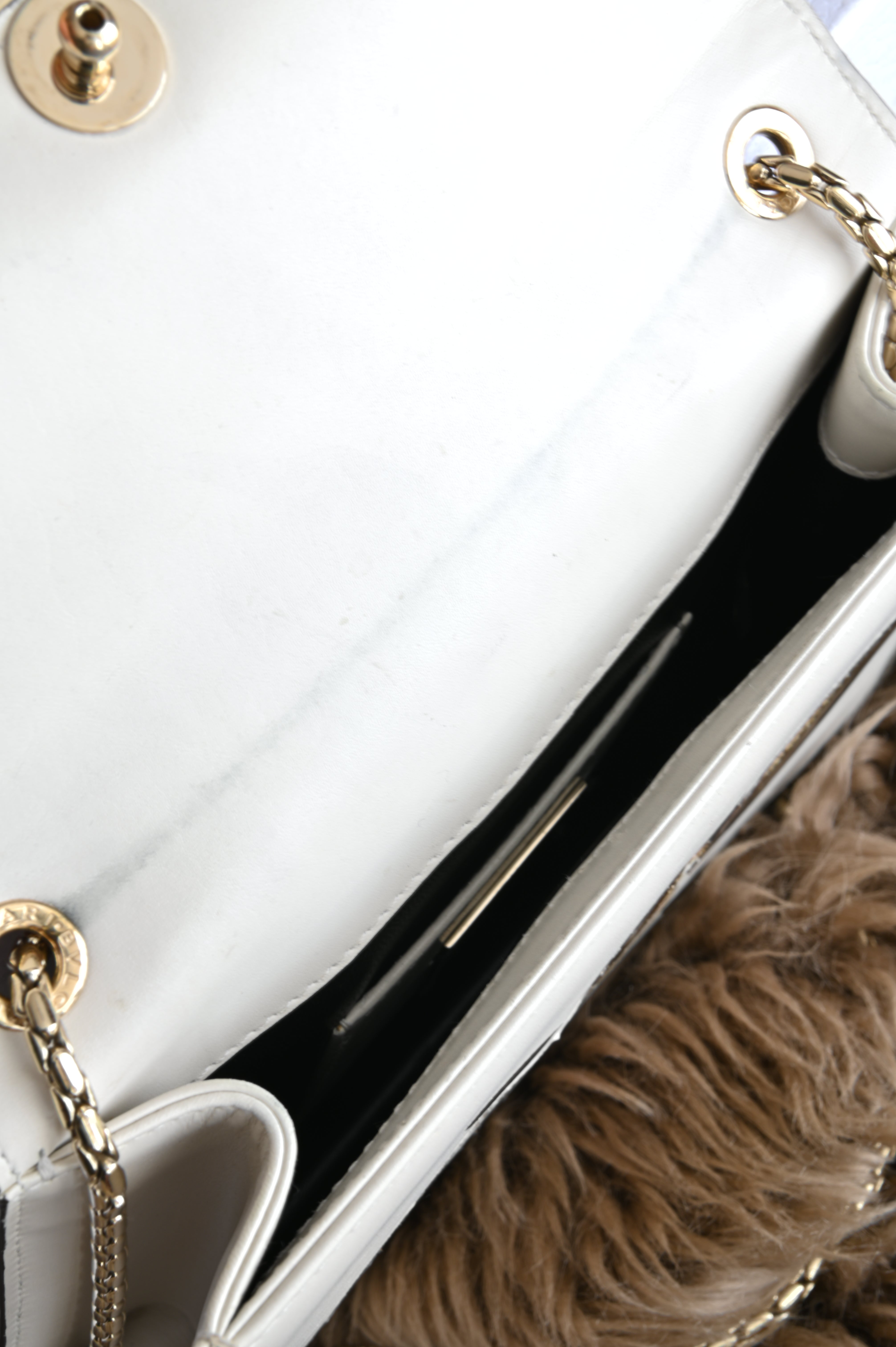 Bvlgari Serpenti Wallet on Chain inside