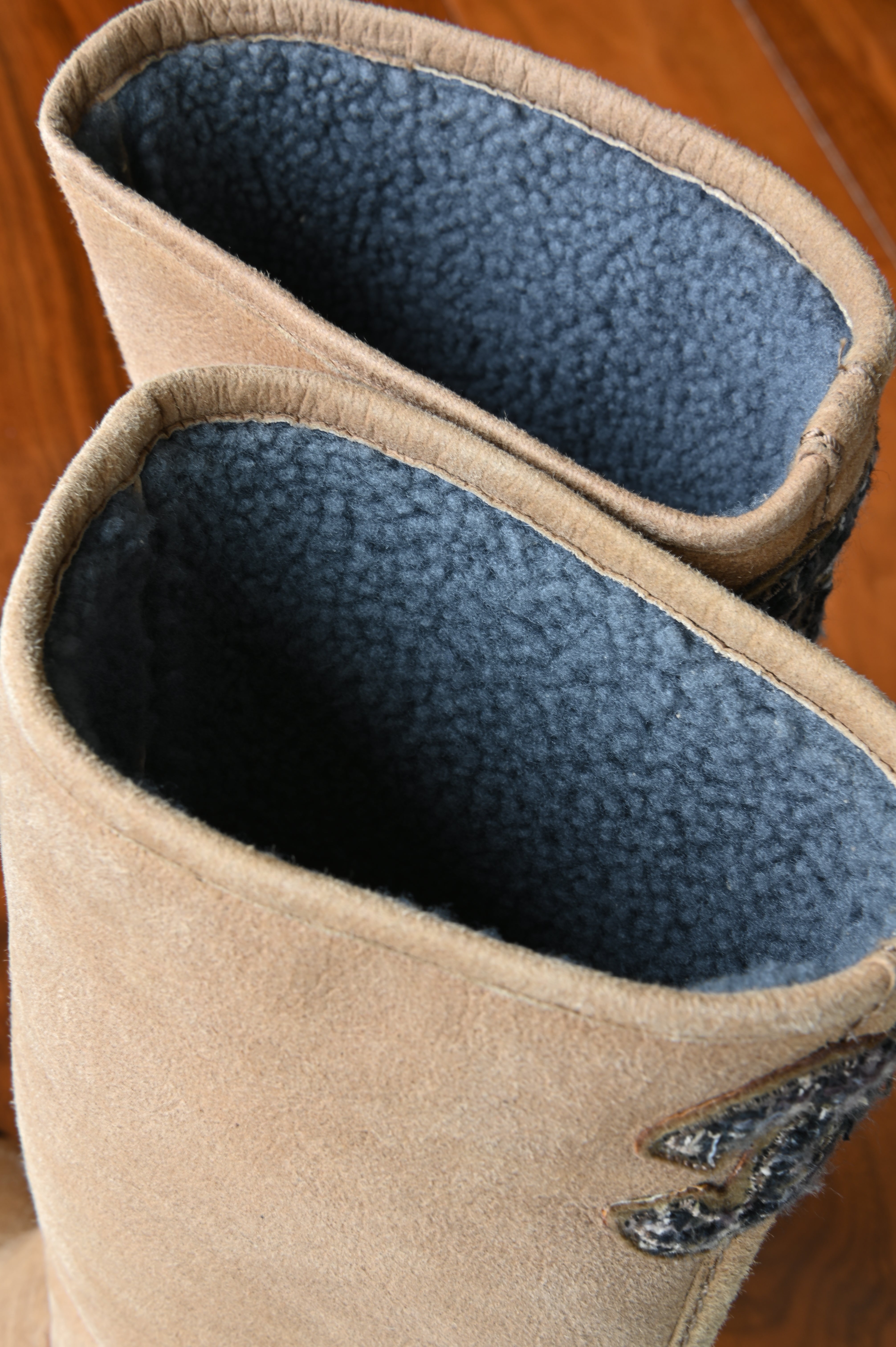 Chanel Brown Leather Boots inner