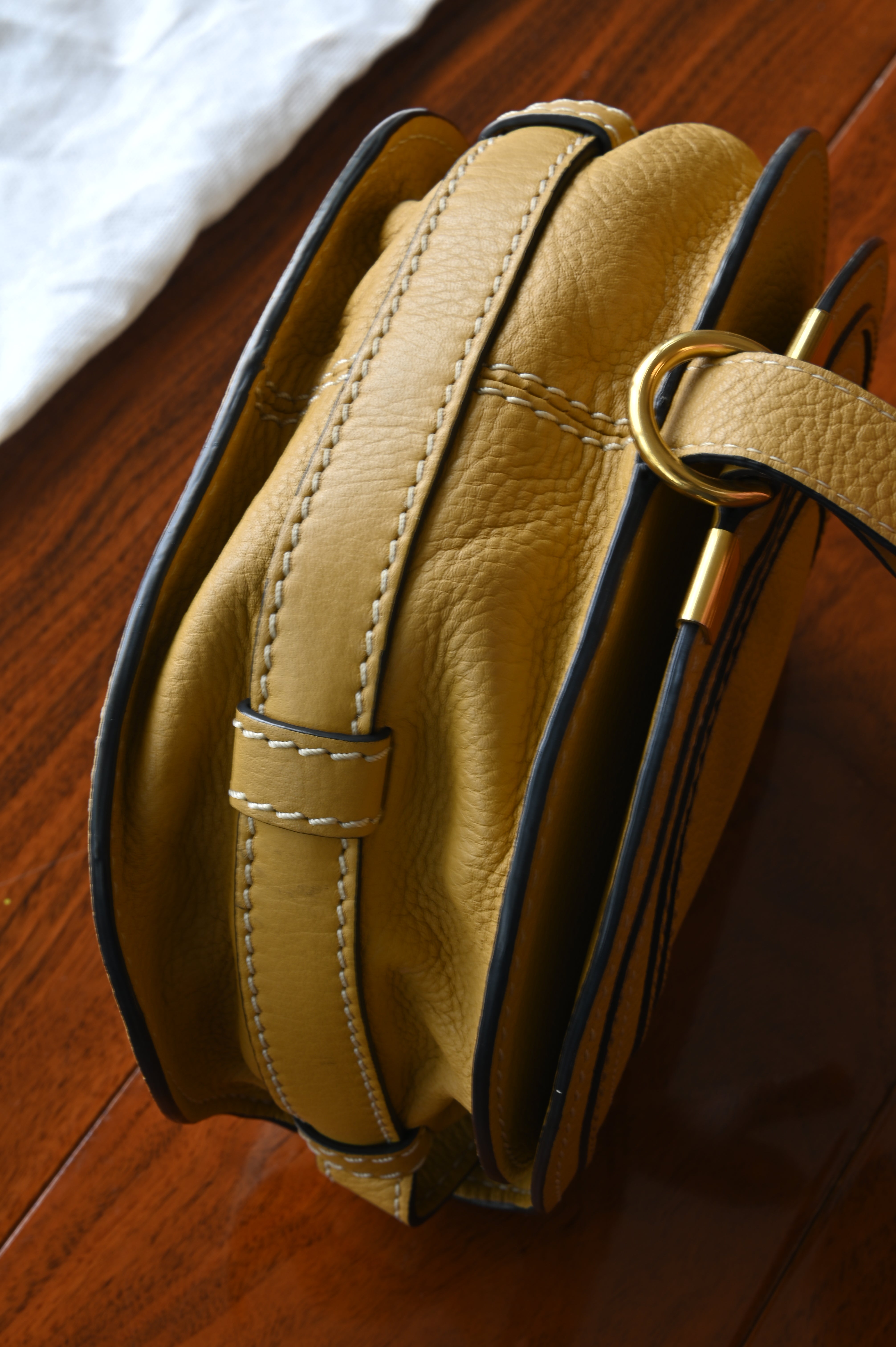 Chloe Marcie Yellow Mini Shoulder Bag bottom