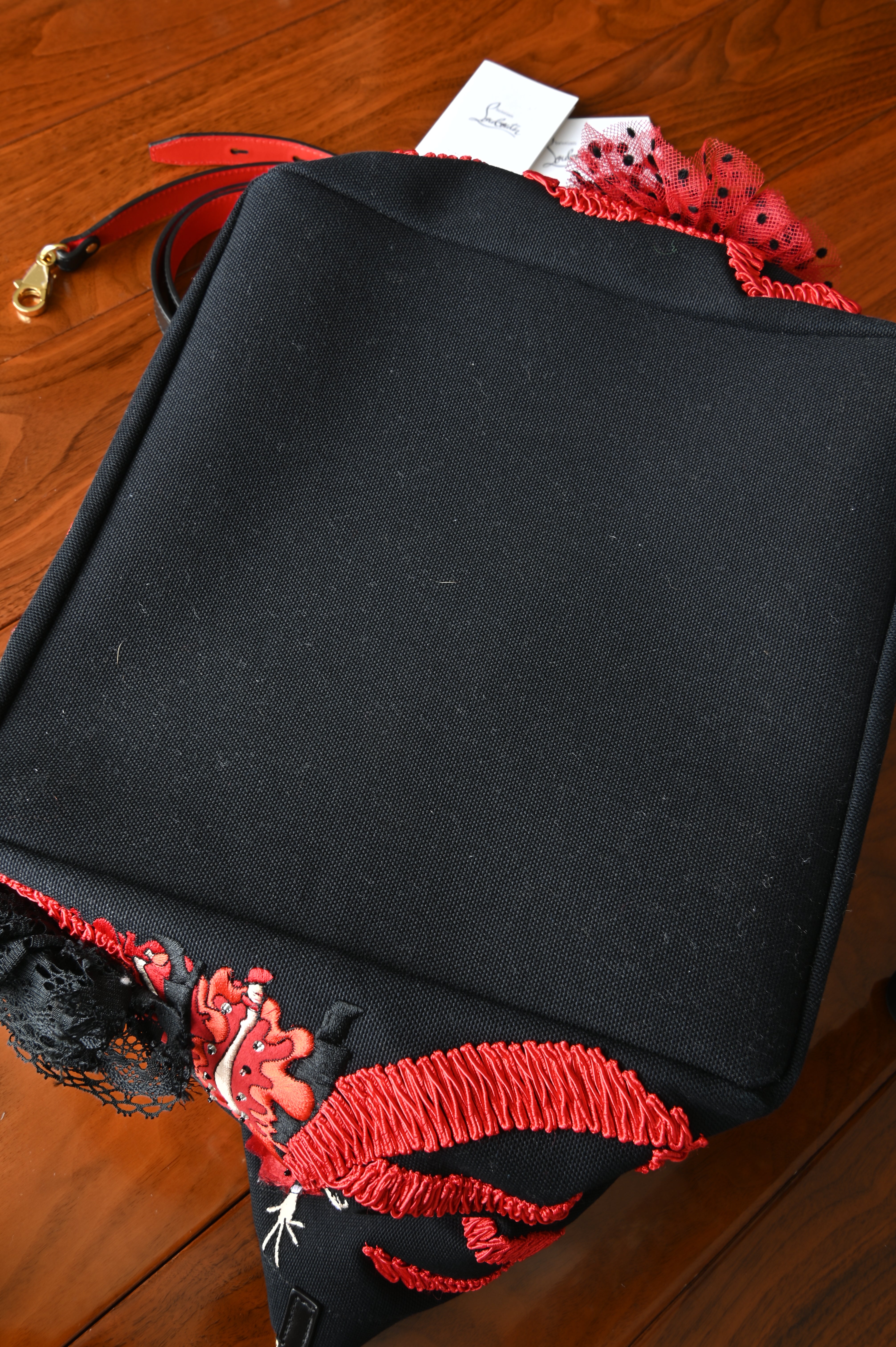 Christian Louboutin Flamencaba Tote Bag bottom