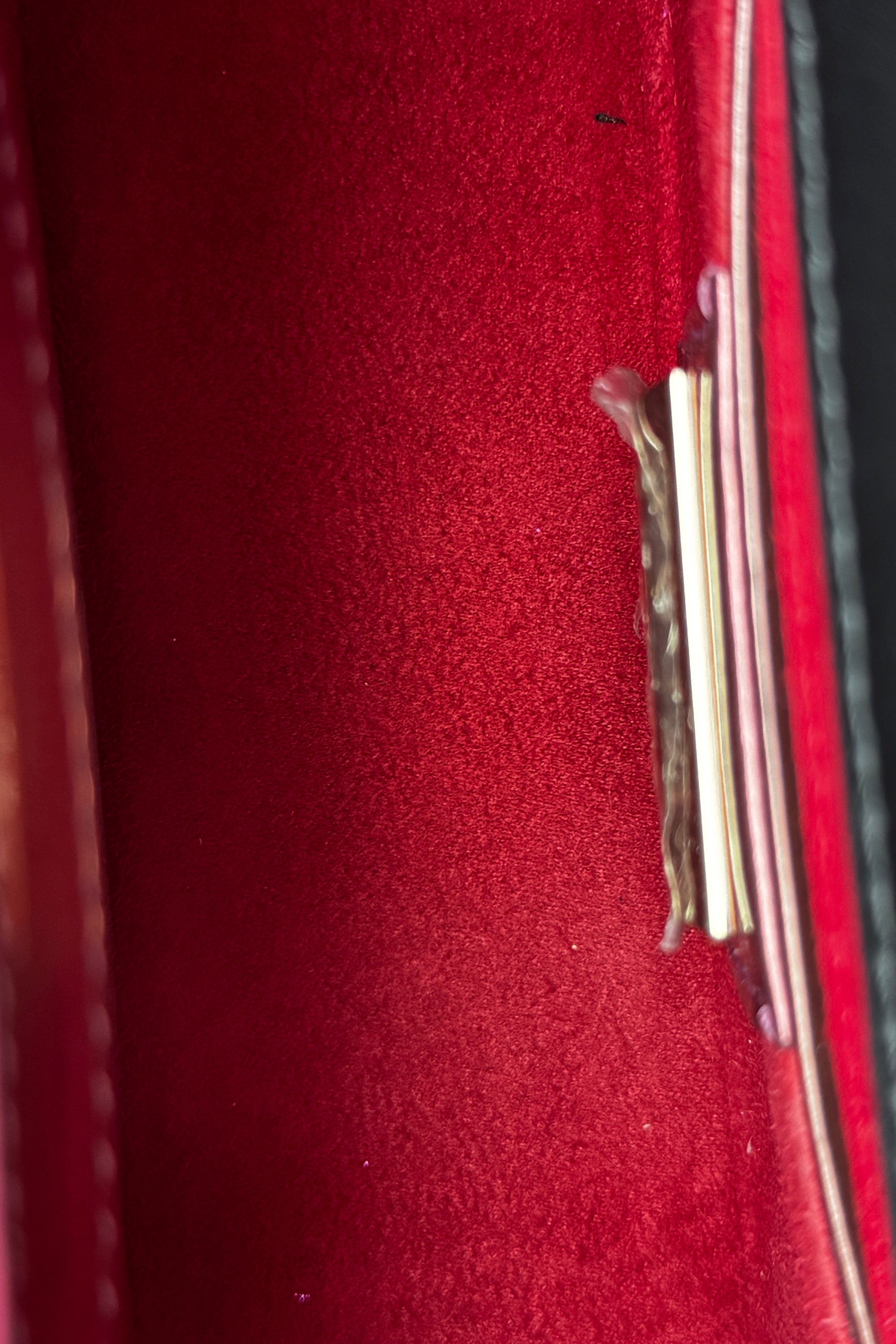 Christian Louboutin Pink Sweet Charity Bag inside
