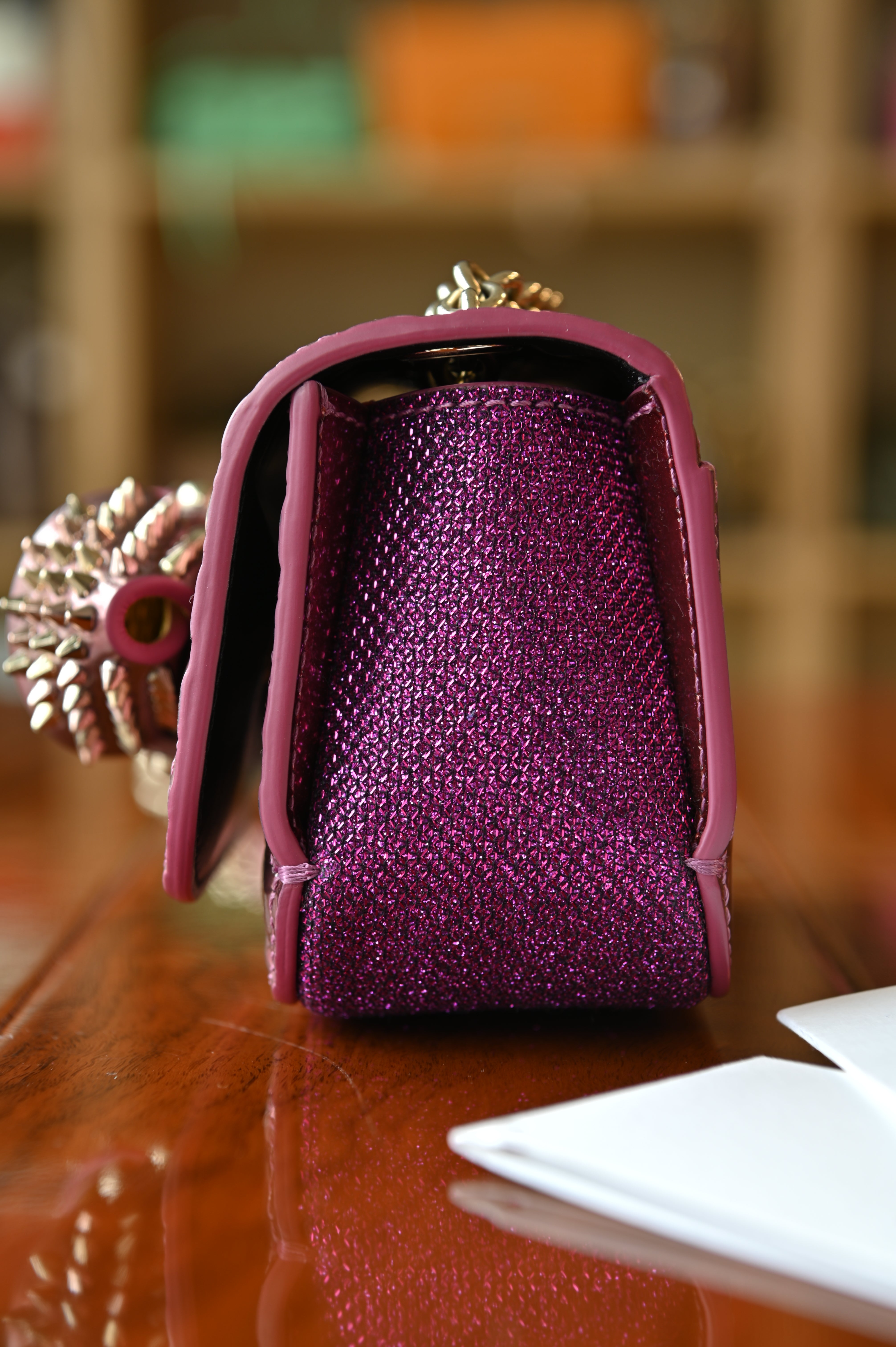 Christian Louboutin Pink Sweet Charity Bag side