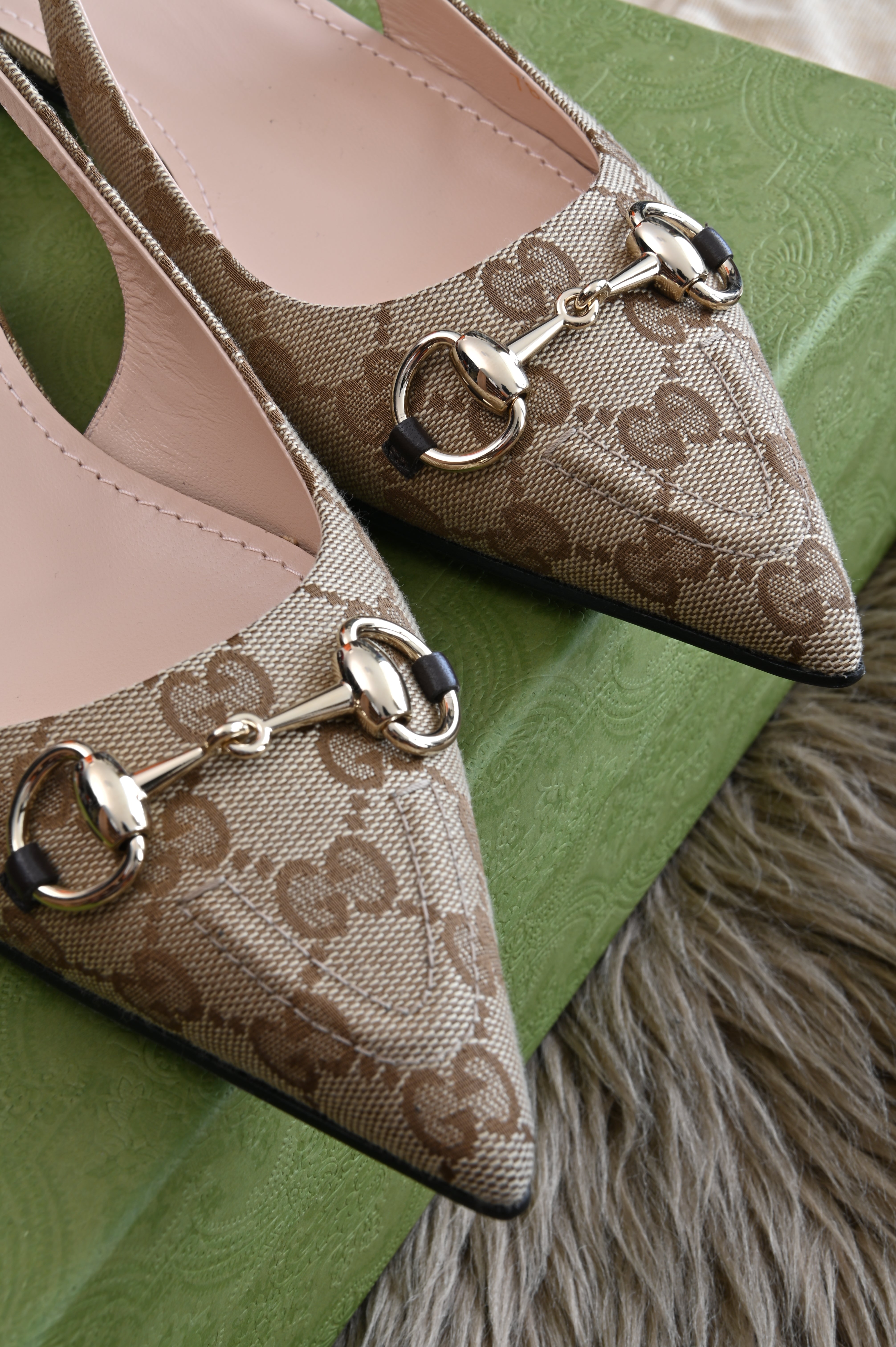 Gucci GG monogram Slingback