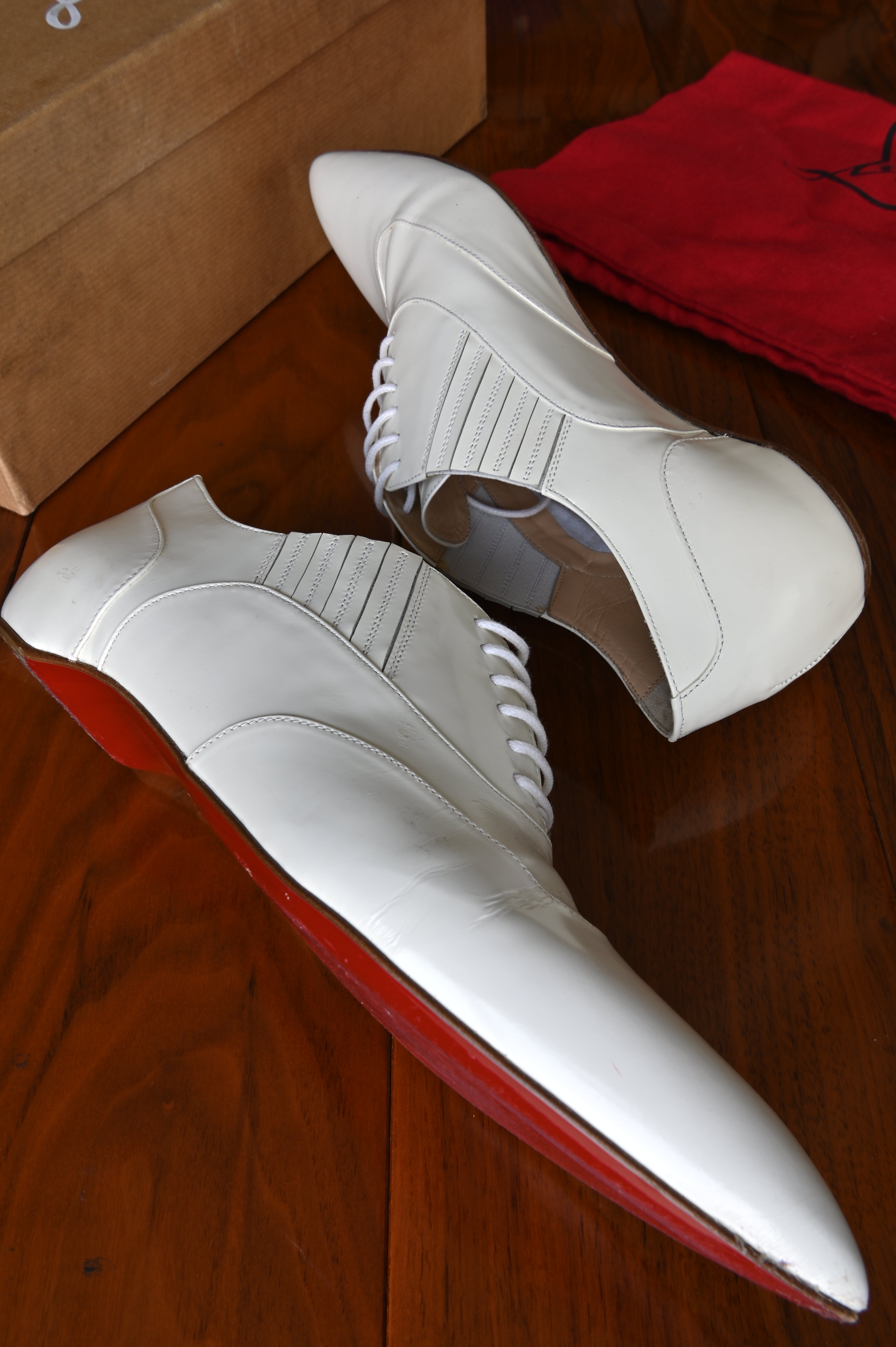 Christian Louboutin White Ruben Shoes