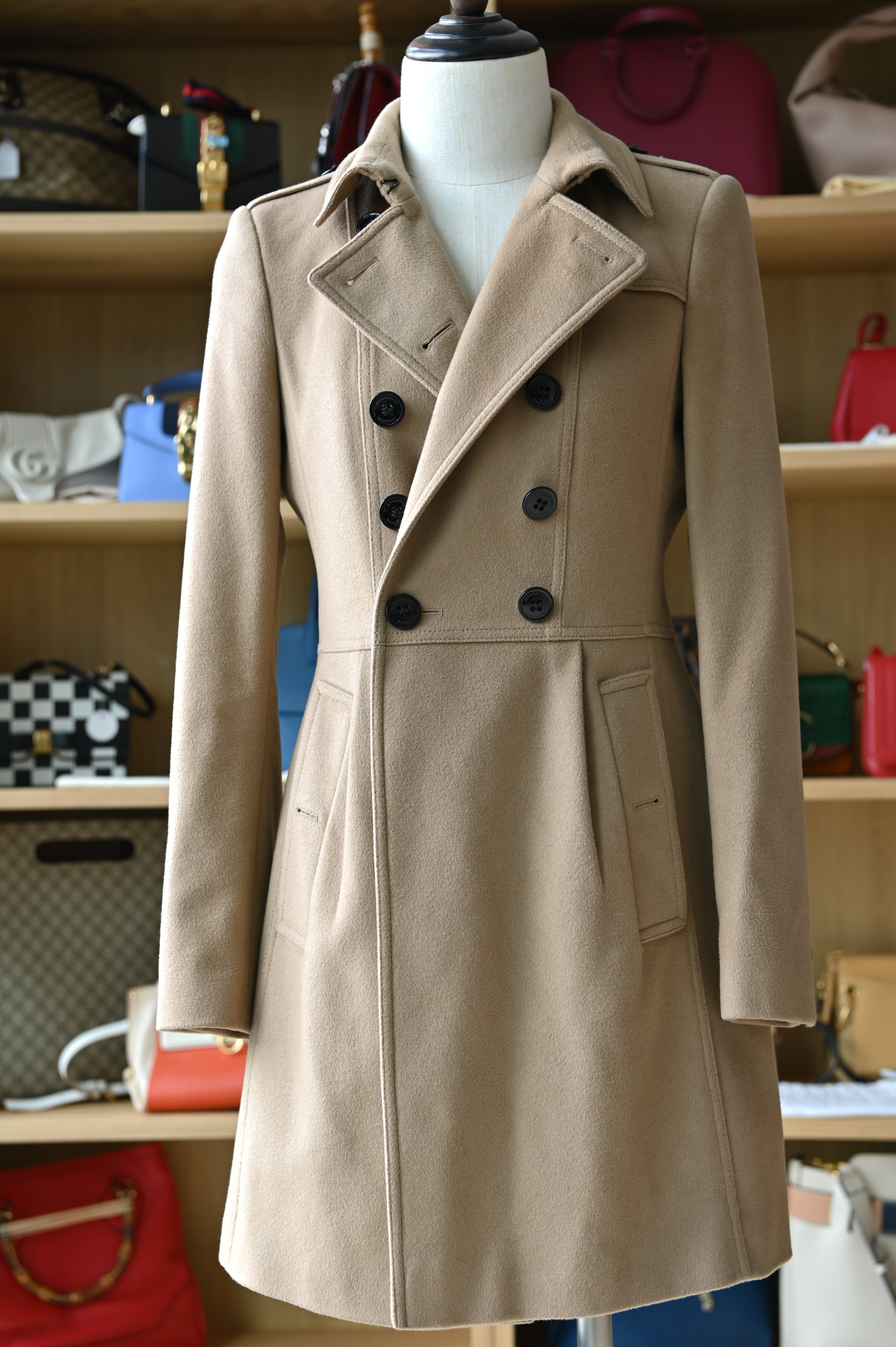 Burberry wool trench Coat in beige