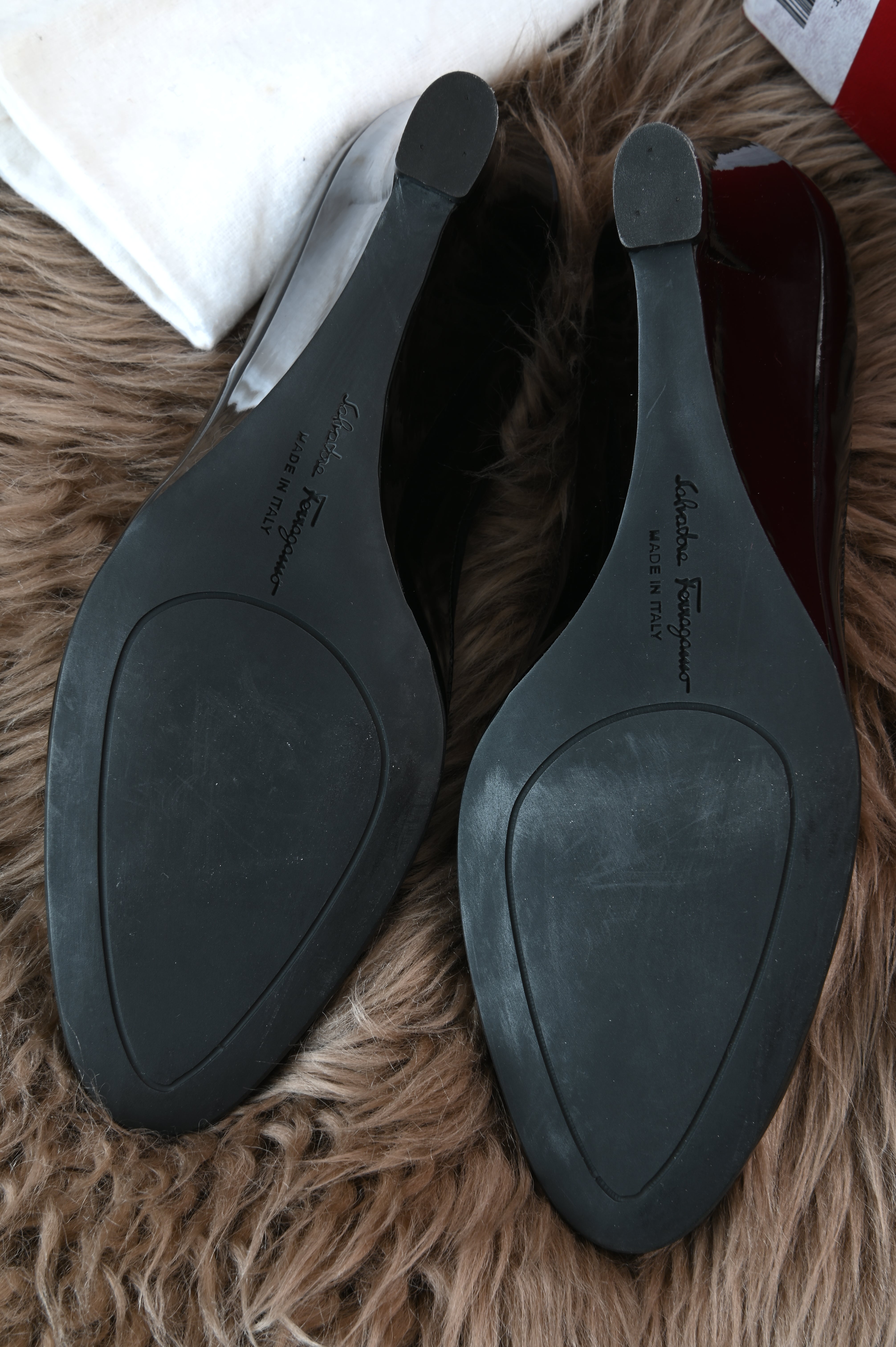 Salvatore Ferragamo Navigli Nero Patent