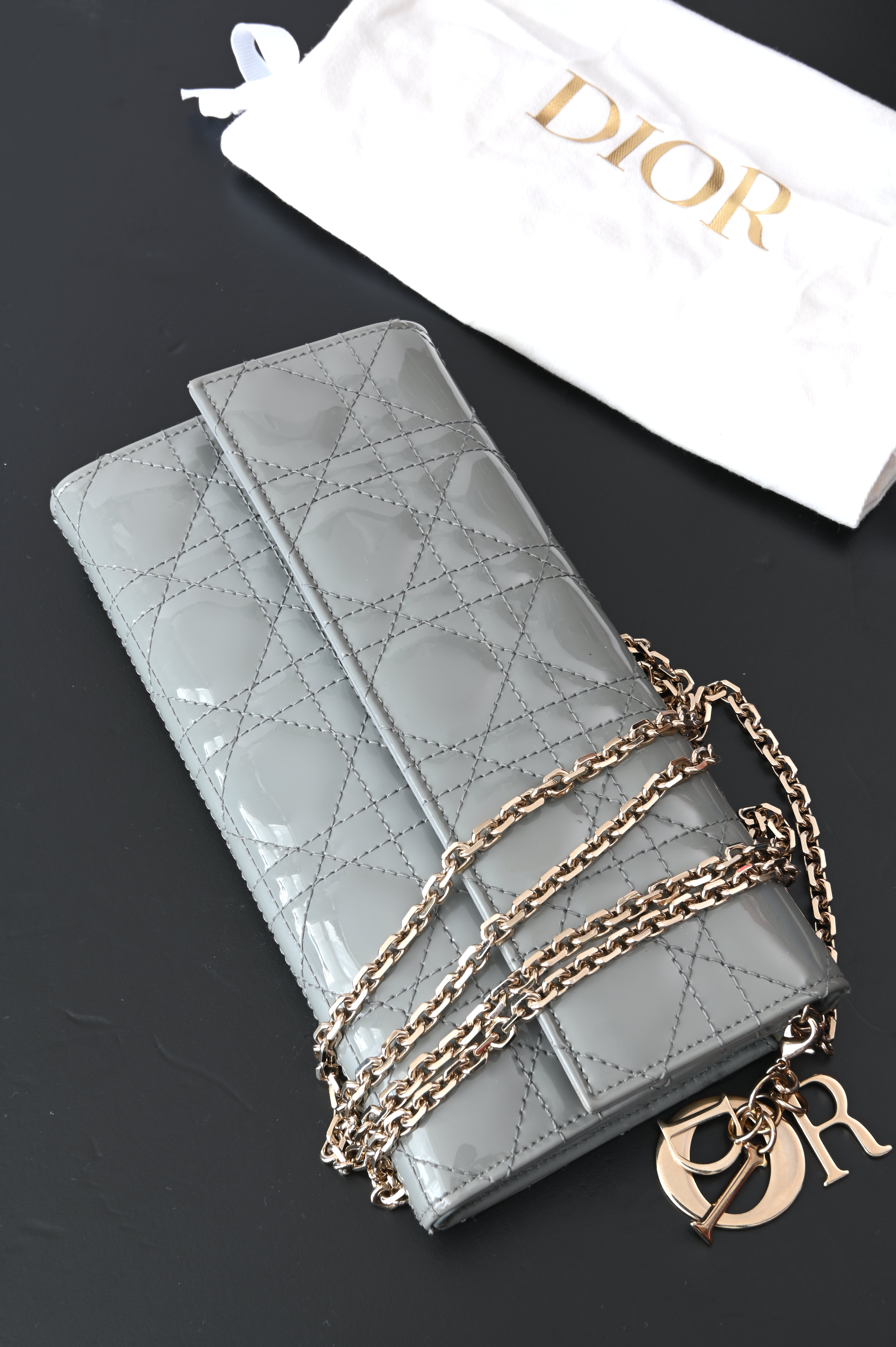 Christian Dior Sling Wallet on chain