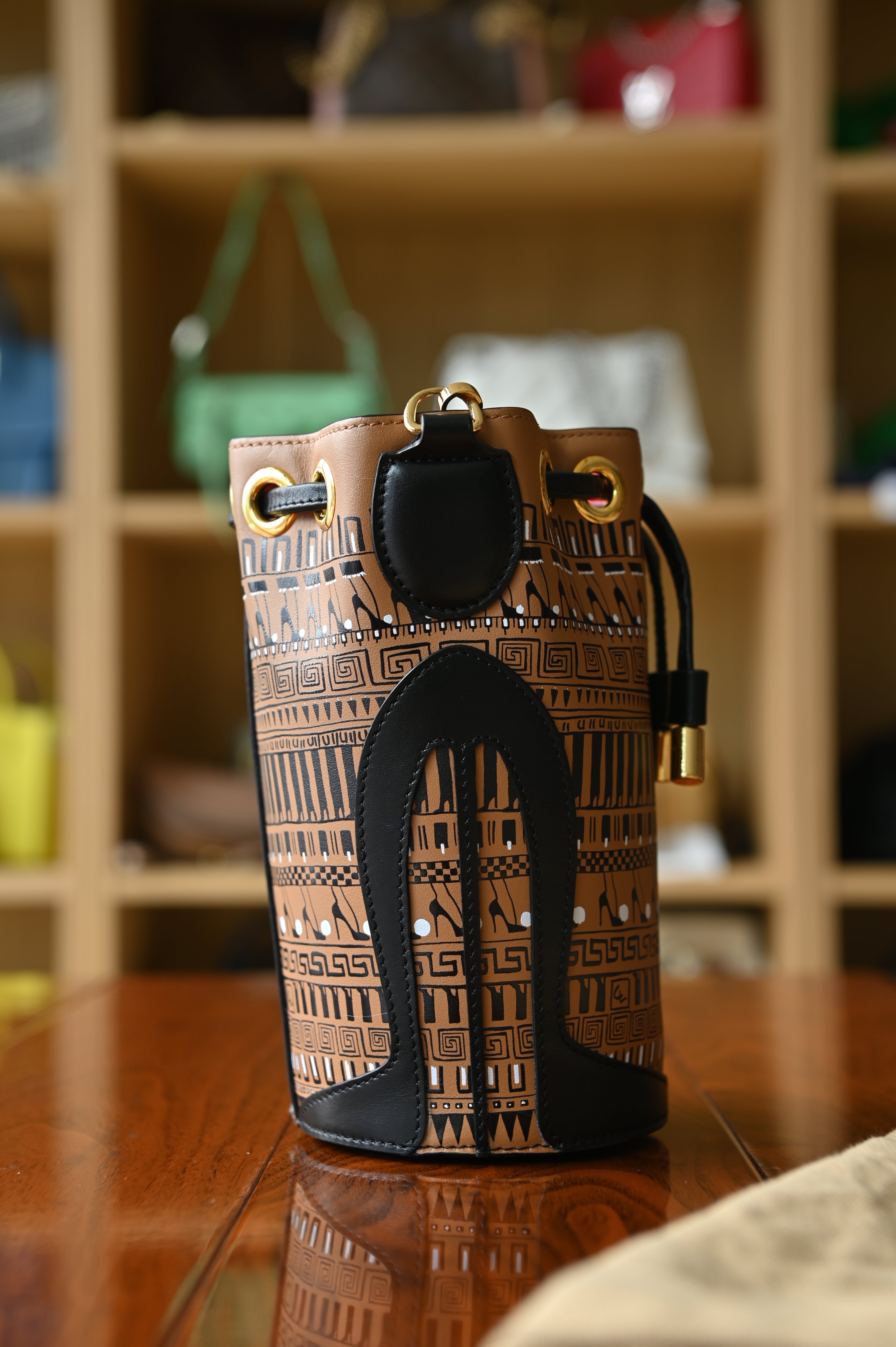 Christian Louboutin Loubiphore Greekaba Mini Bucket Bag