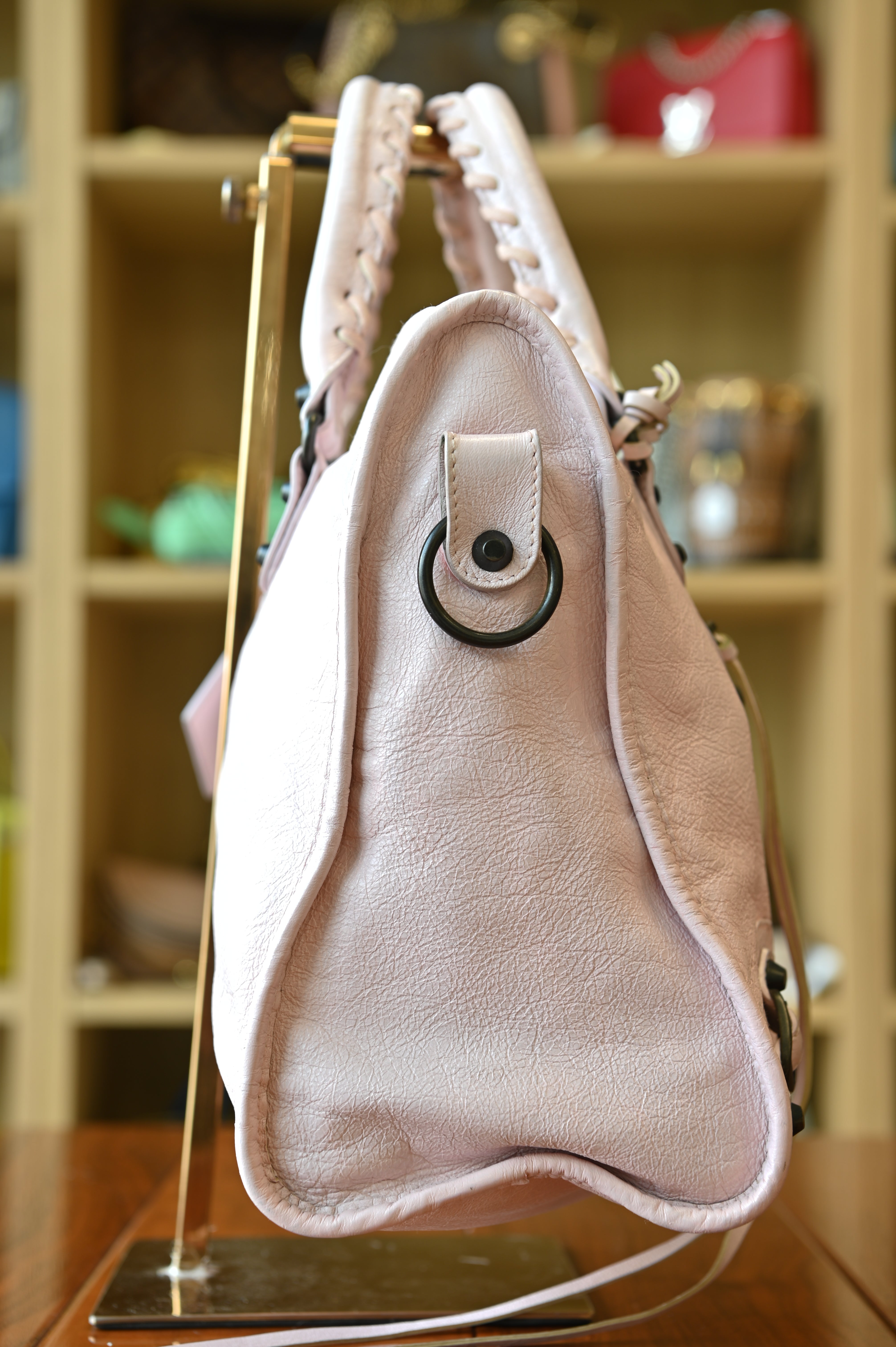 Balenciaga Pink Le City Shoulder Bag