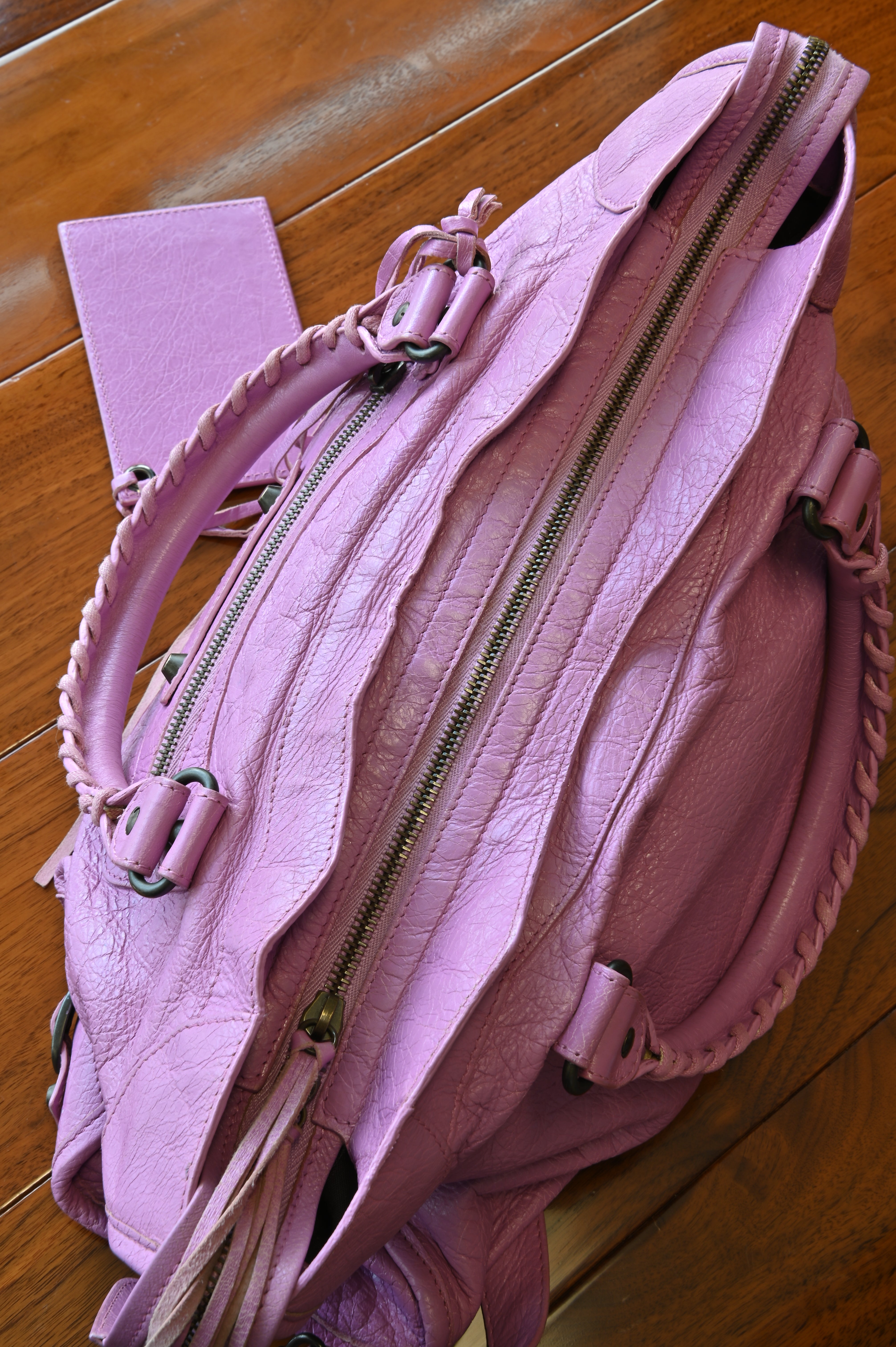 Balenciaga Lavender Le City Shoulder Bag