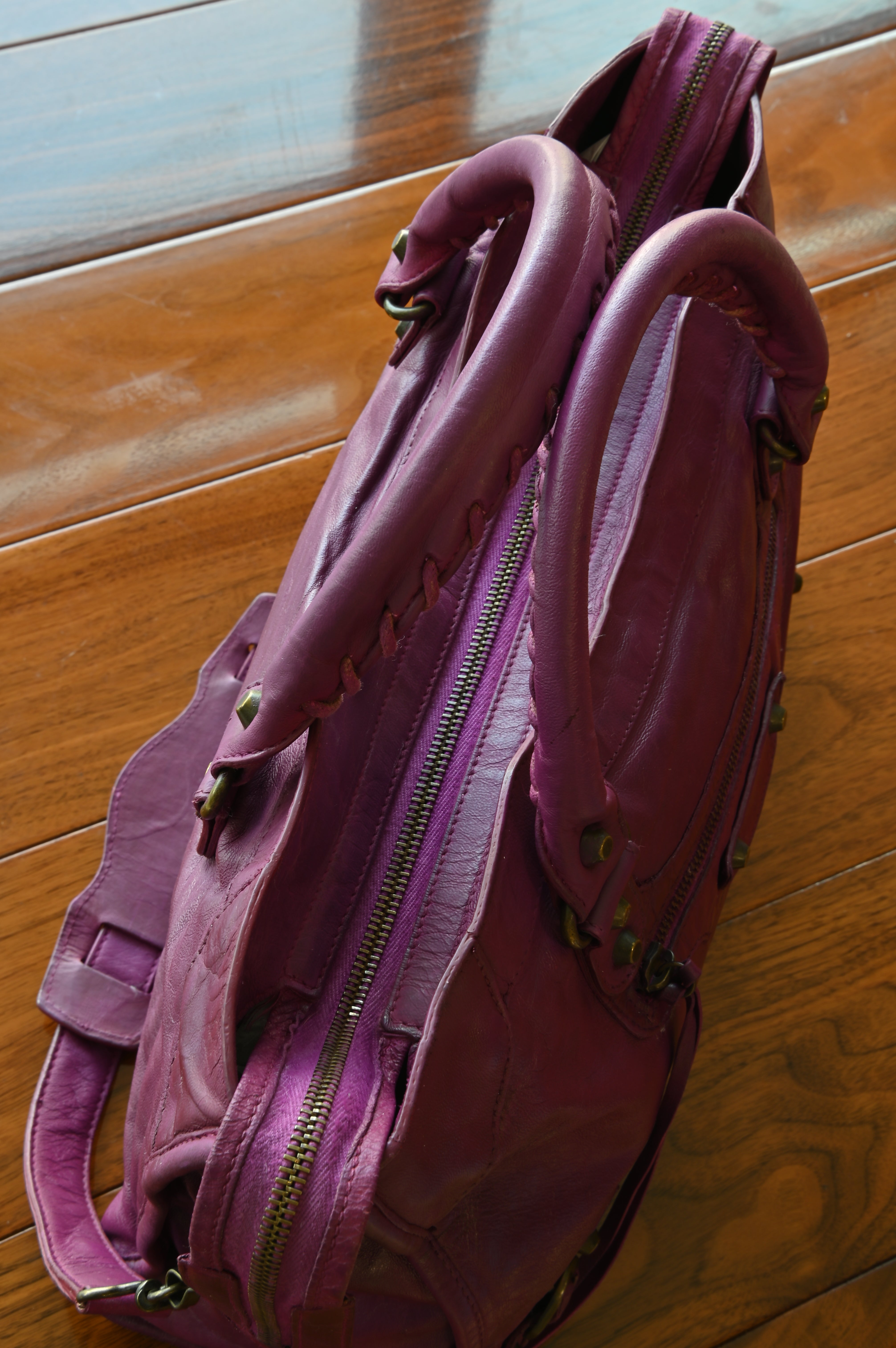 Balenciaga Purple Le City Bag