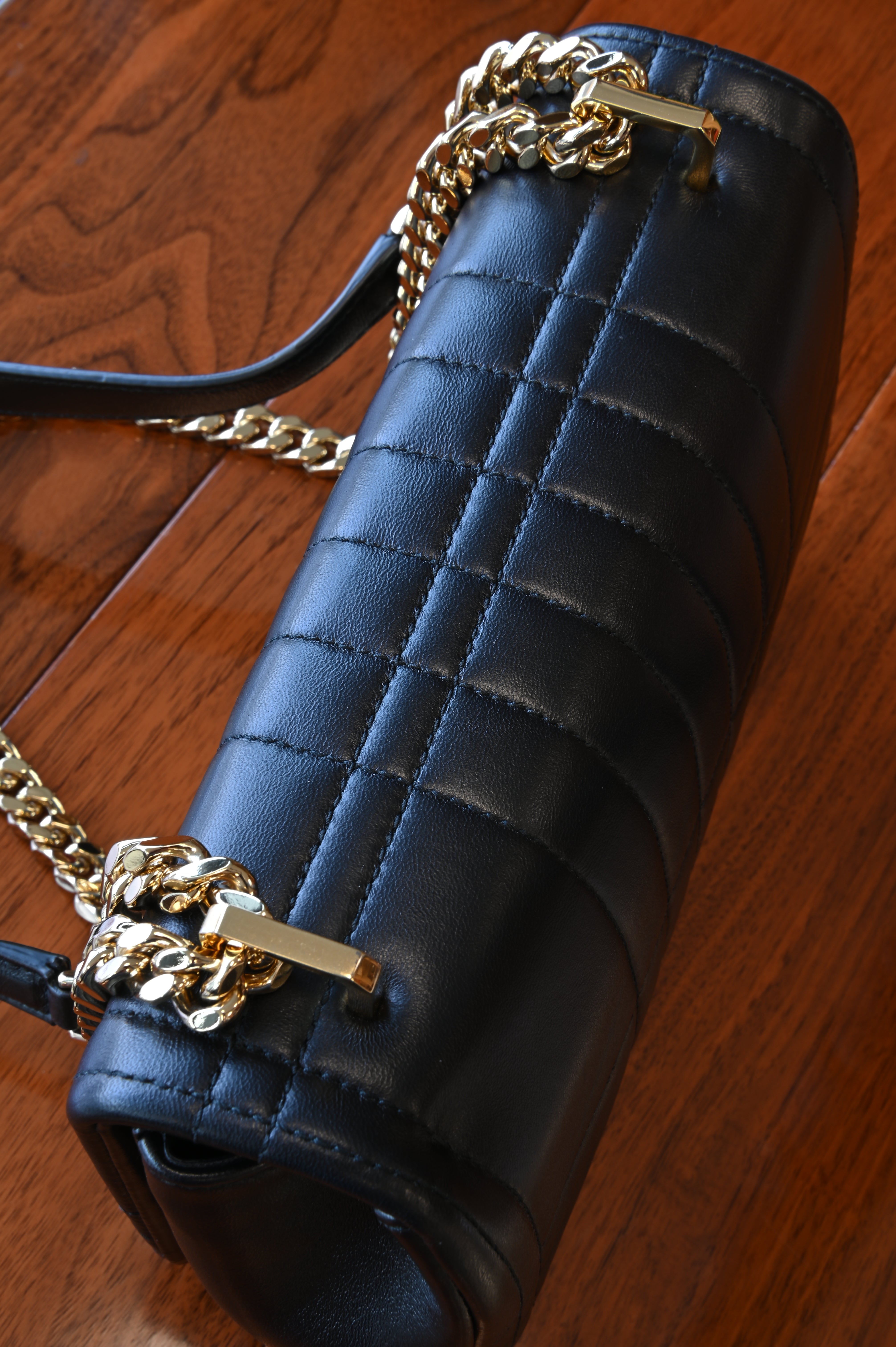 Burberry Black Quilted Lola Shoulder Bag