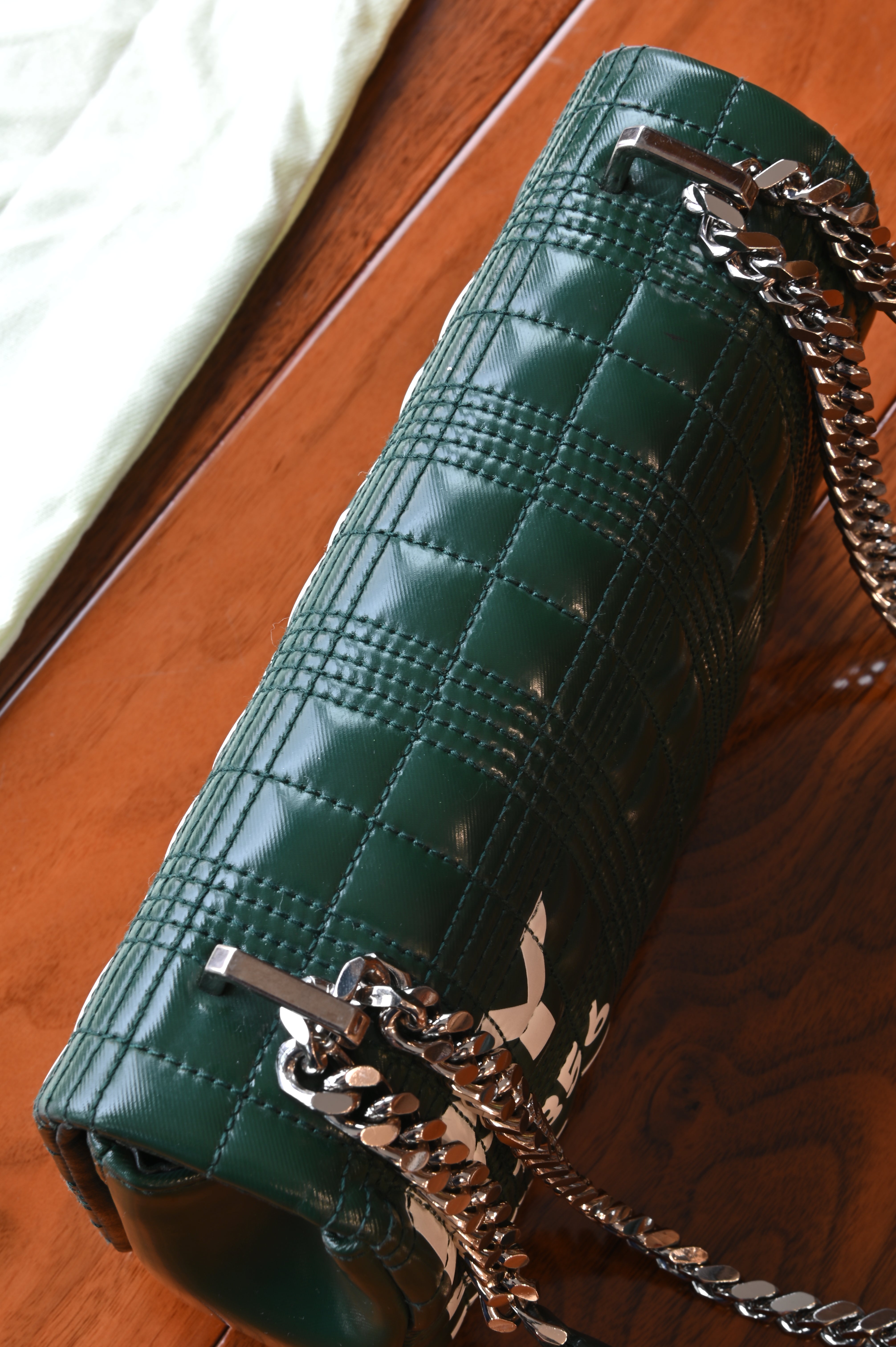 Burberry Green Horseferry Lola Bag