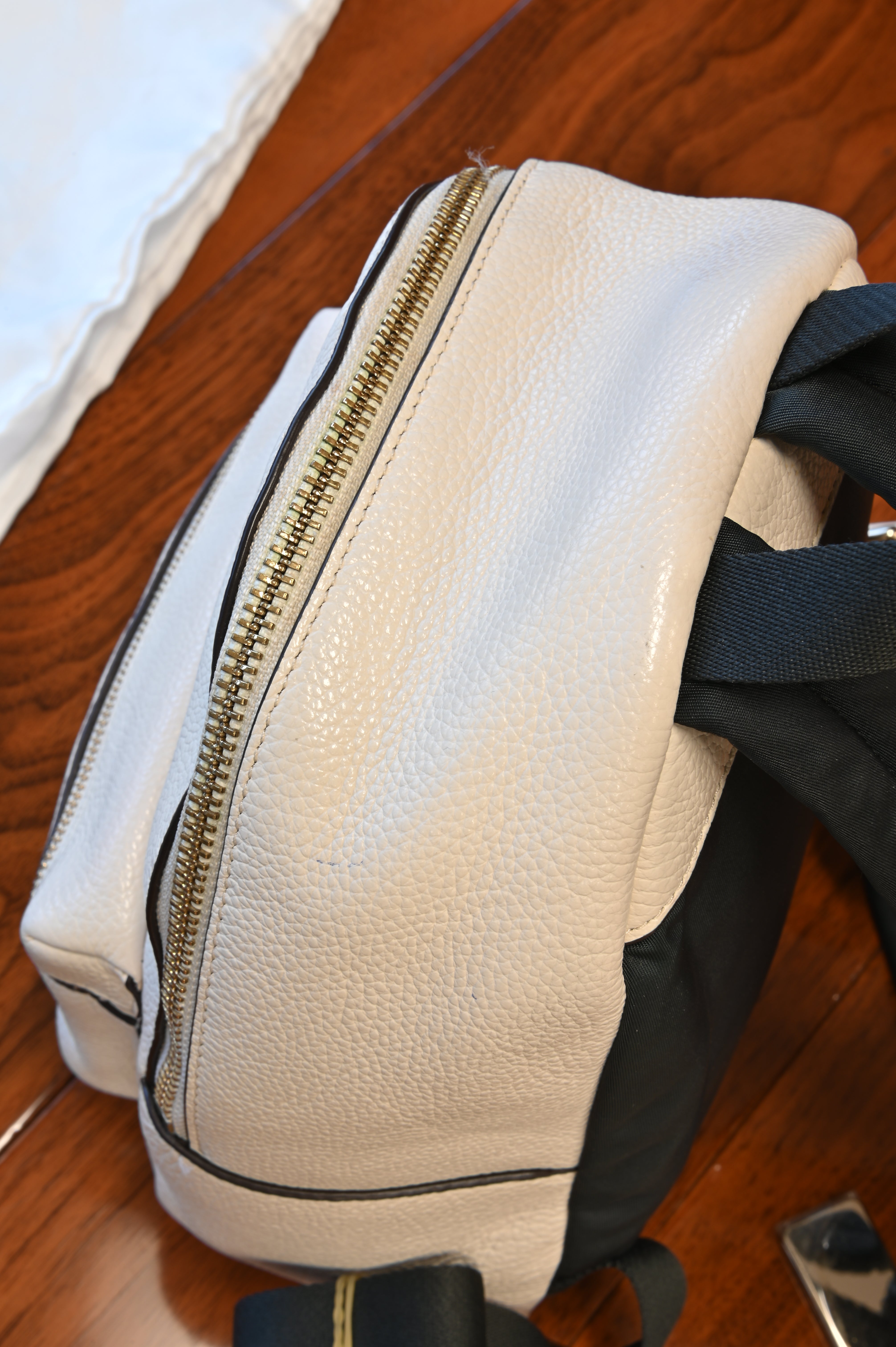 Coach White Mini Charlie Backpack