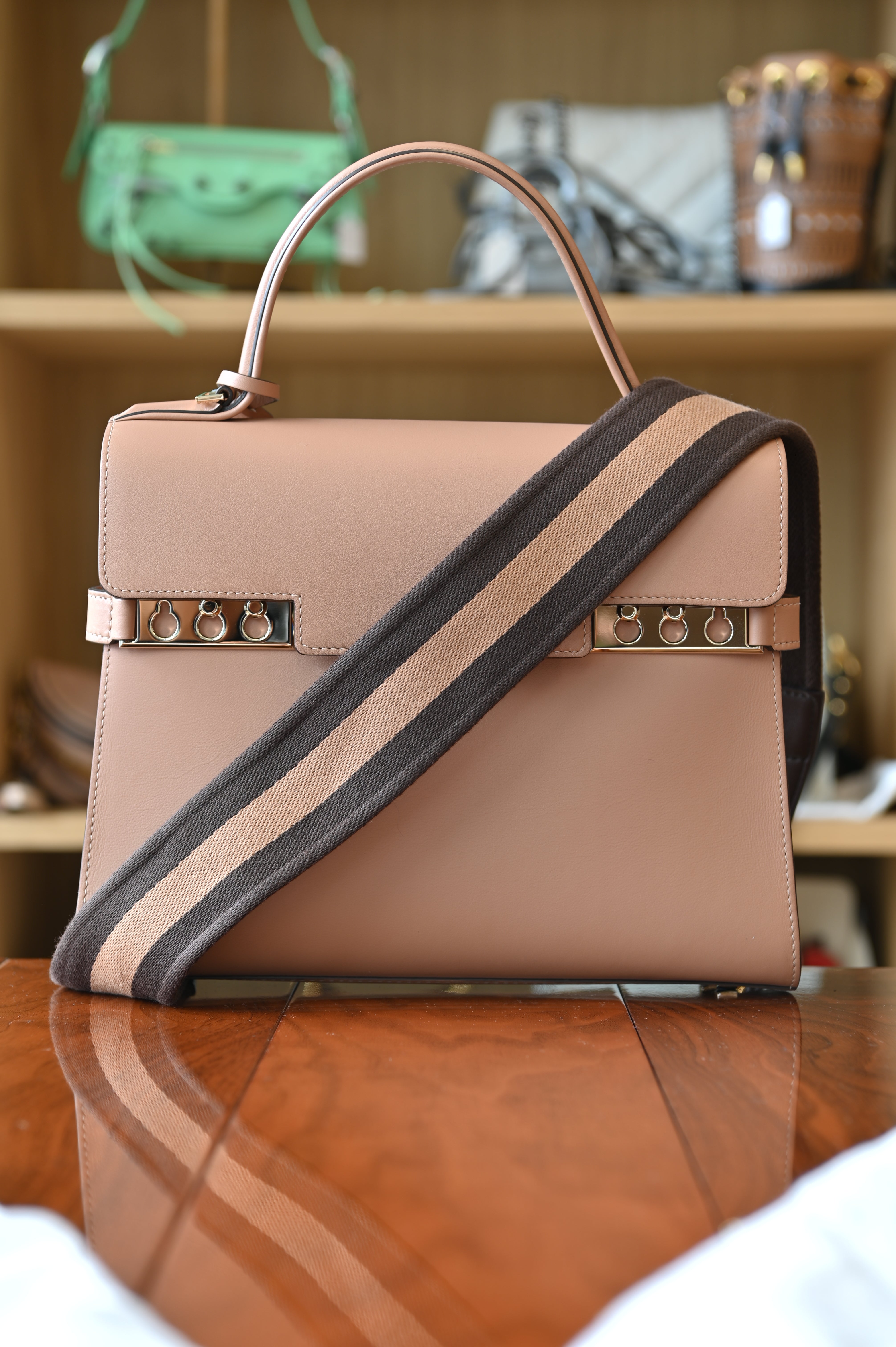 Delvaux Beige Tempête Handbag