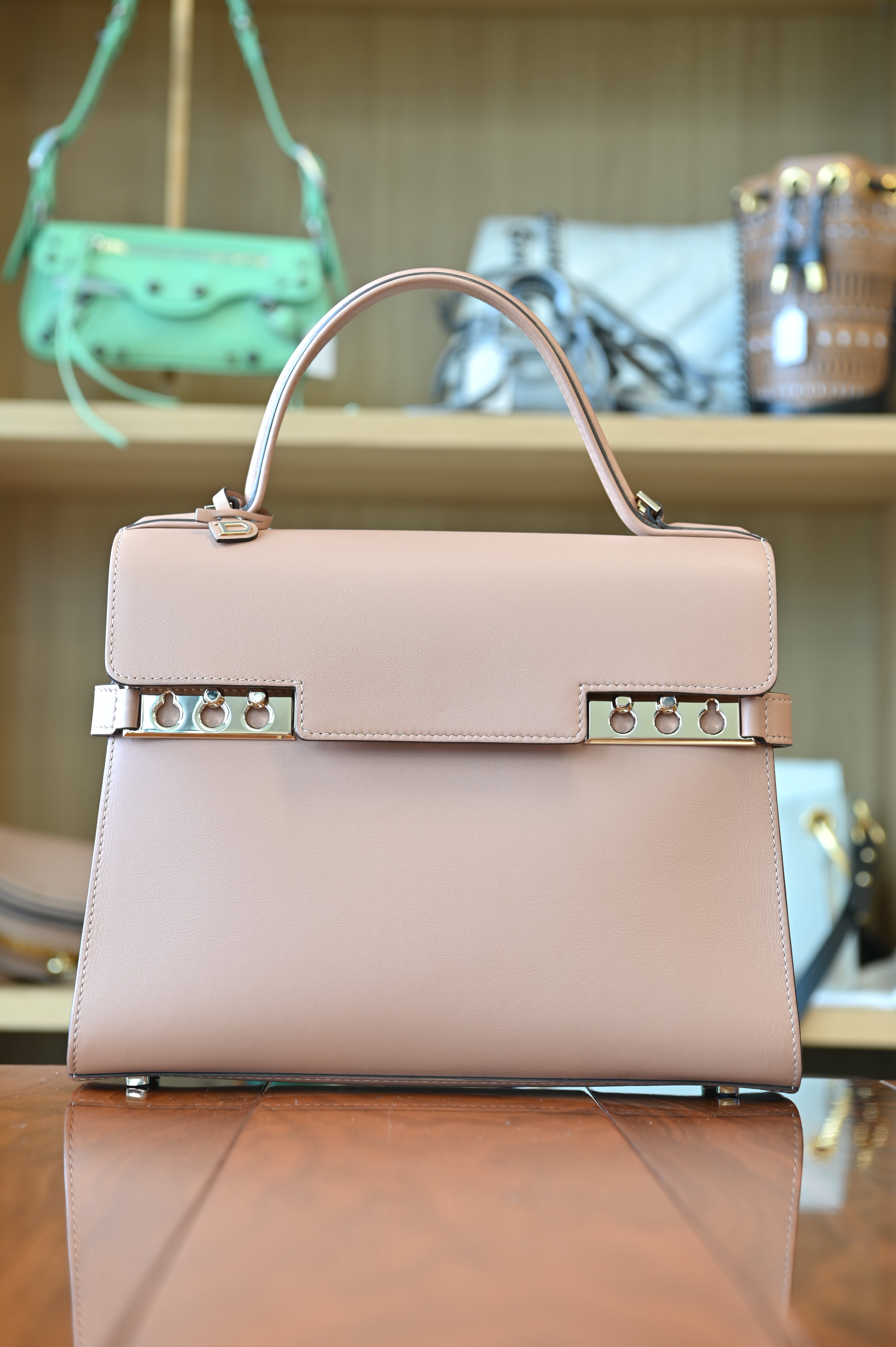 Delvaux Beige Tempête Handbag