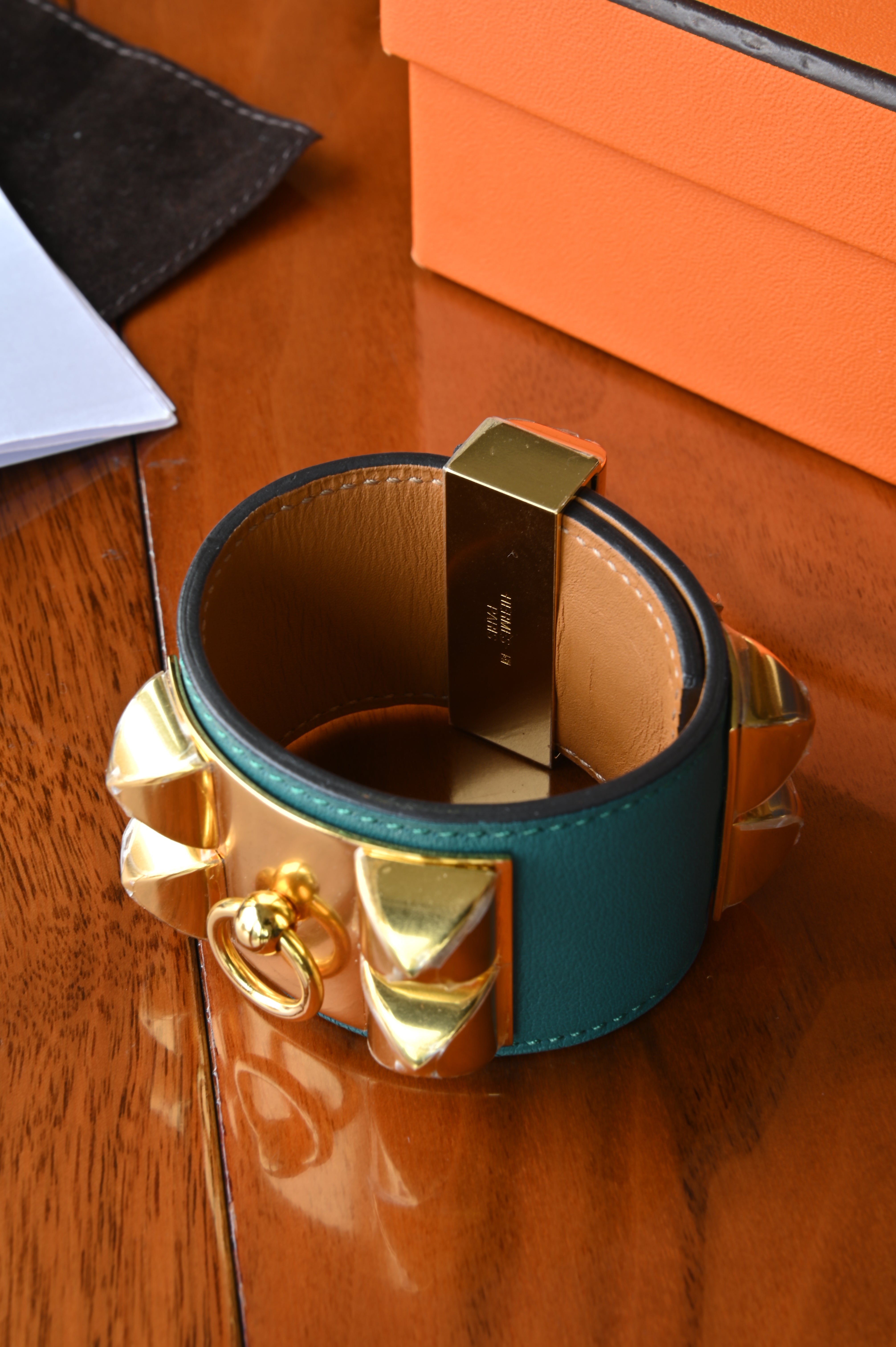 Hermes Cuir Collier De Chien V2 Veau Swift Bracelet