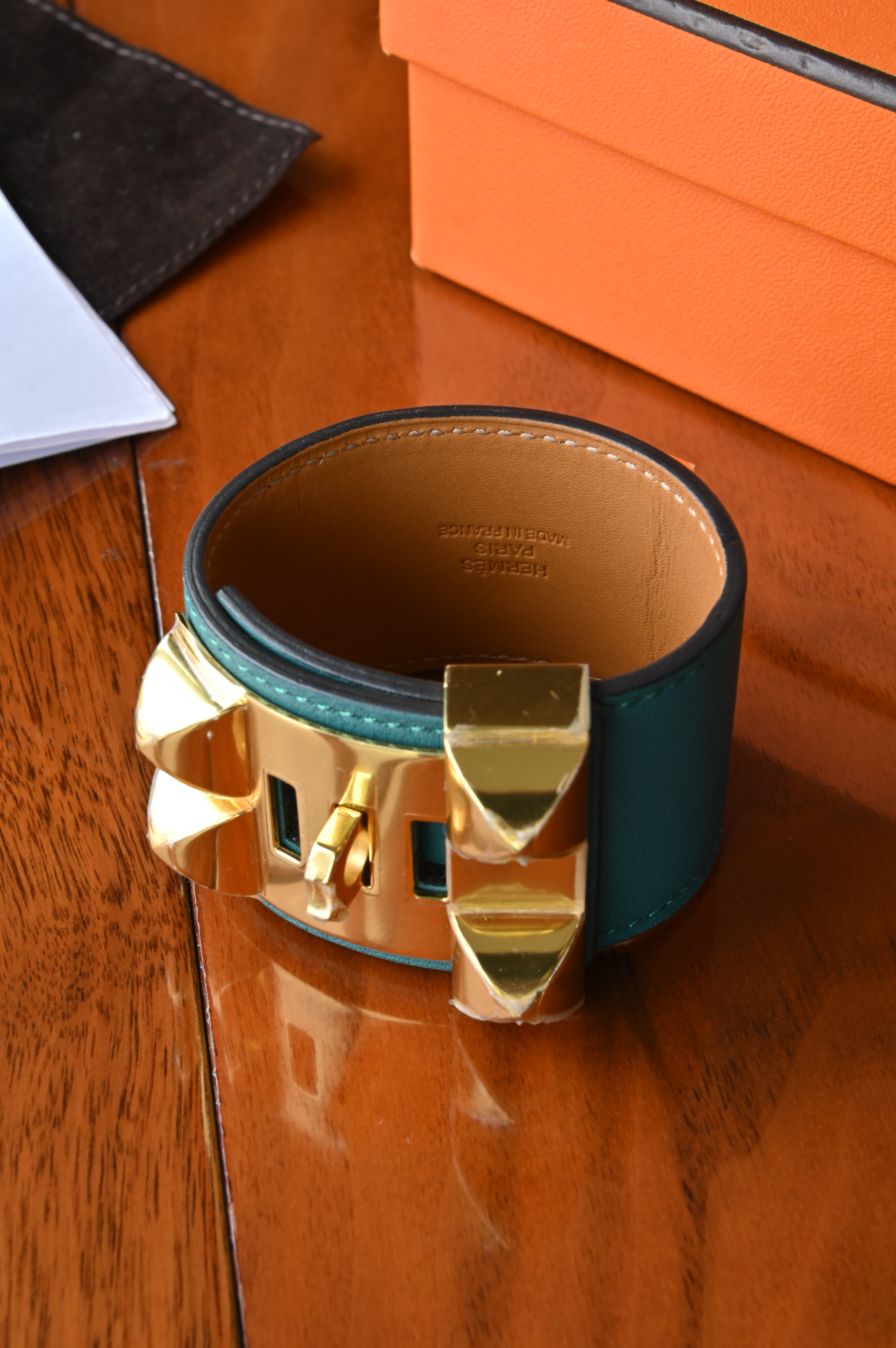 Hermes Cuir Collier De Chien V2 Veau Swift Bracelet