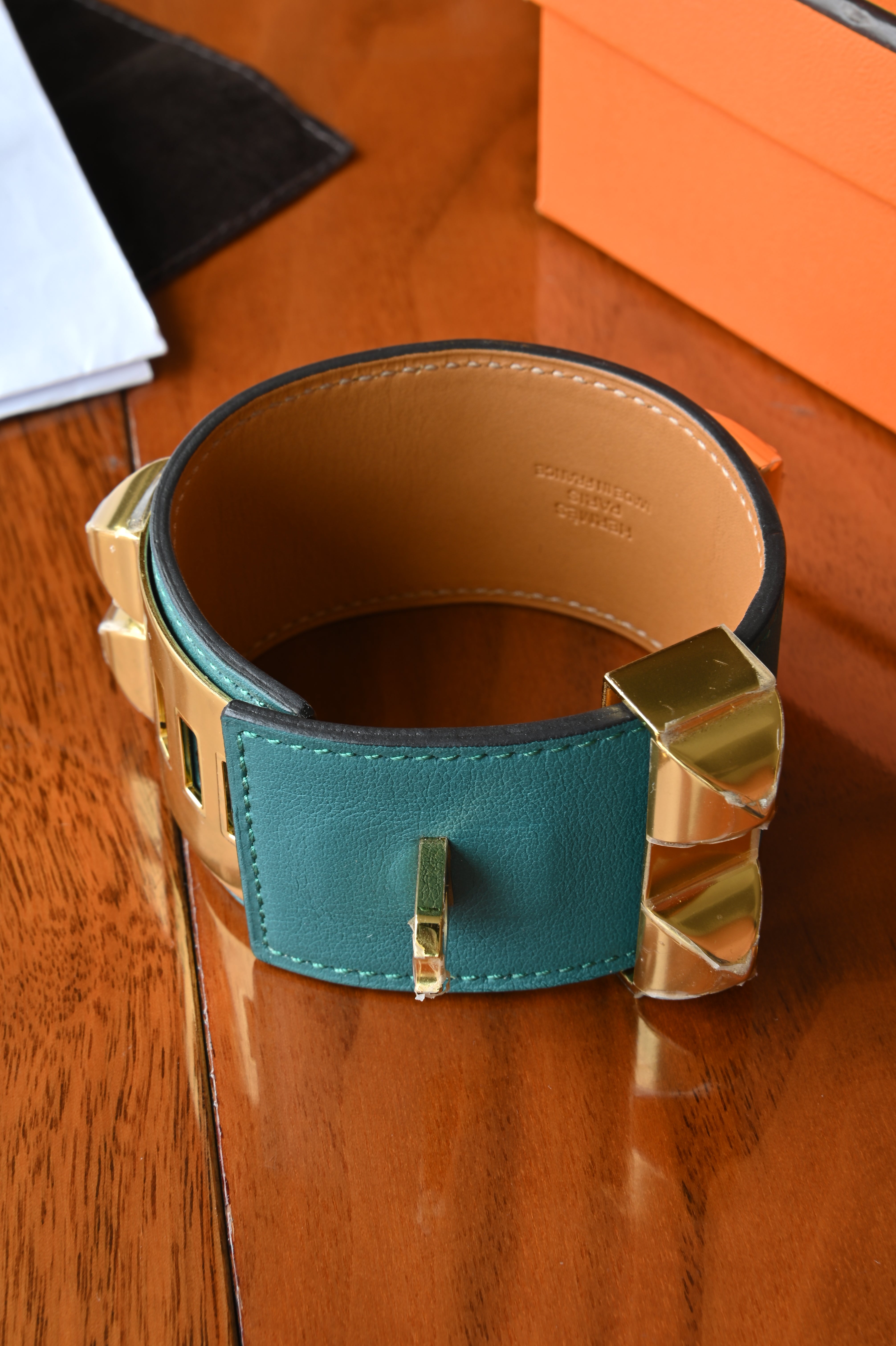 Hermes Cuir Collier De Chien V2 Veau Swift Bracelet