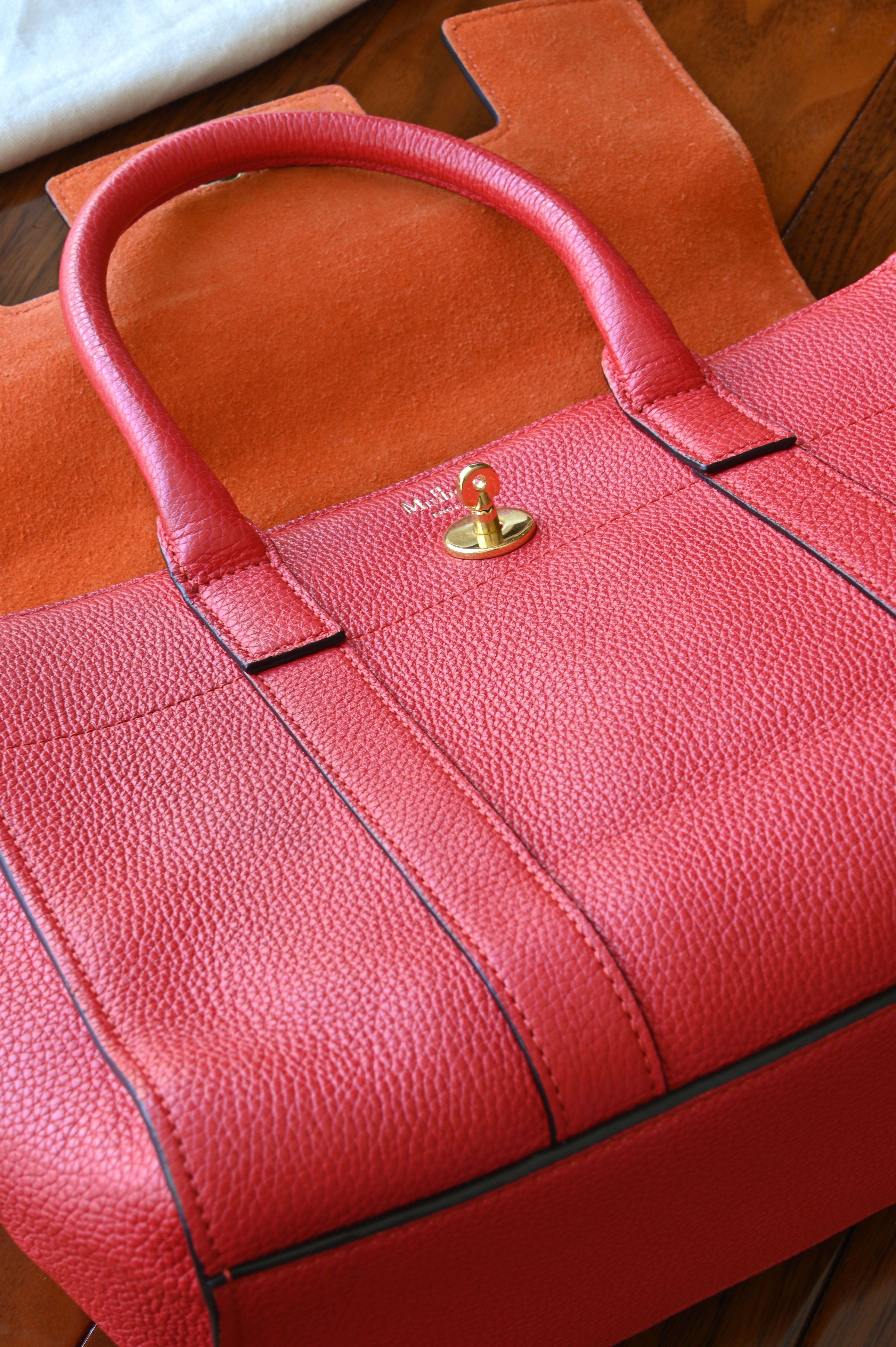 Mulberry Red Bayswater Tote Bag
