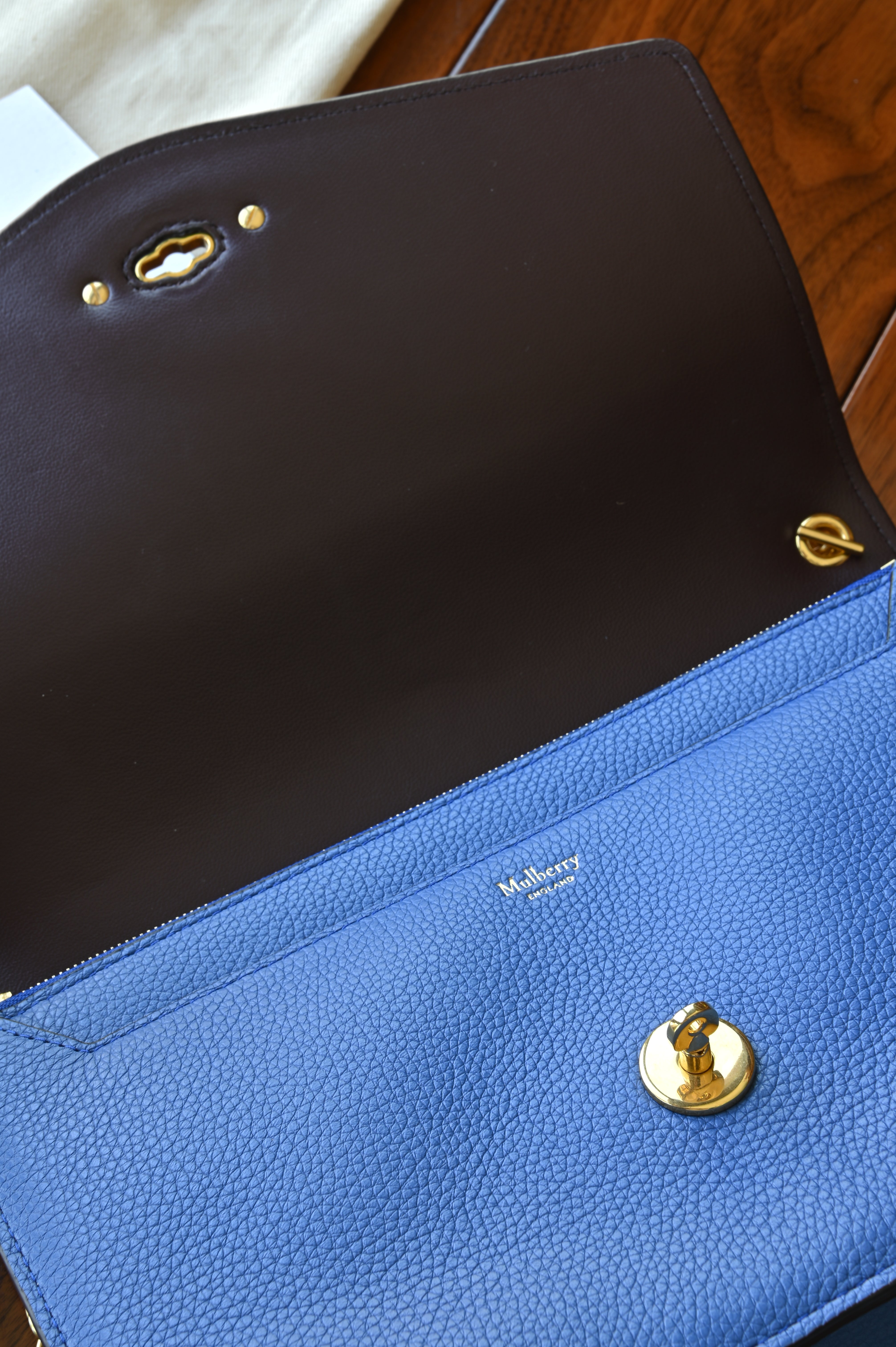 Mulberry Blue Small Darley Crossbody bag