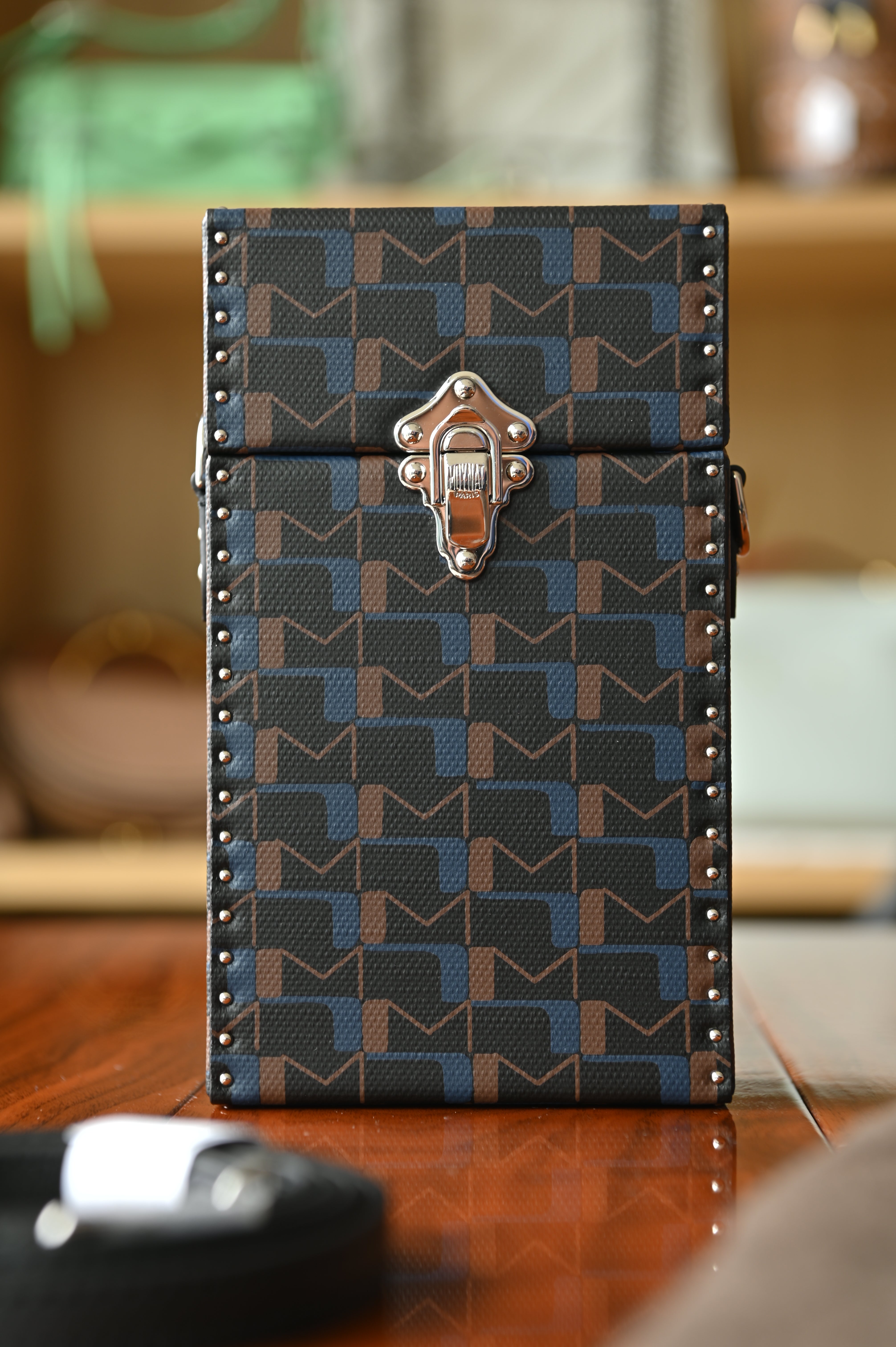 Moynat trunk mini crossbody bag
