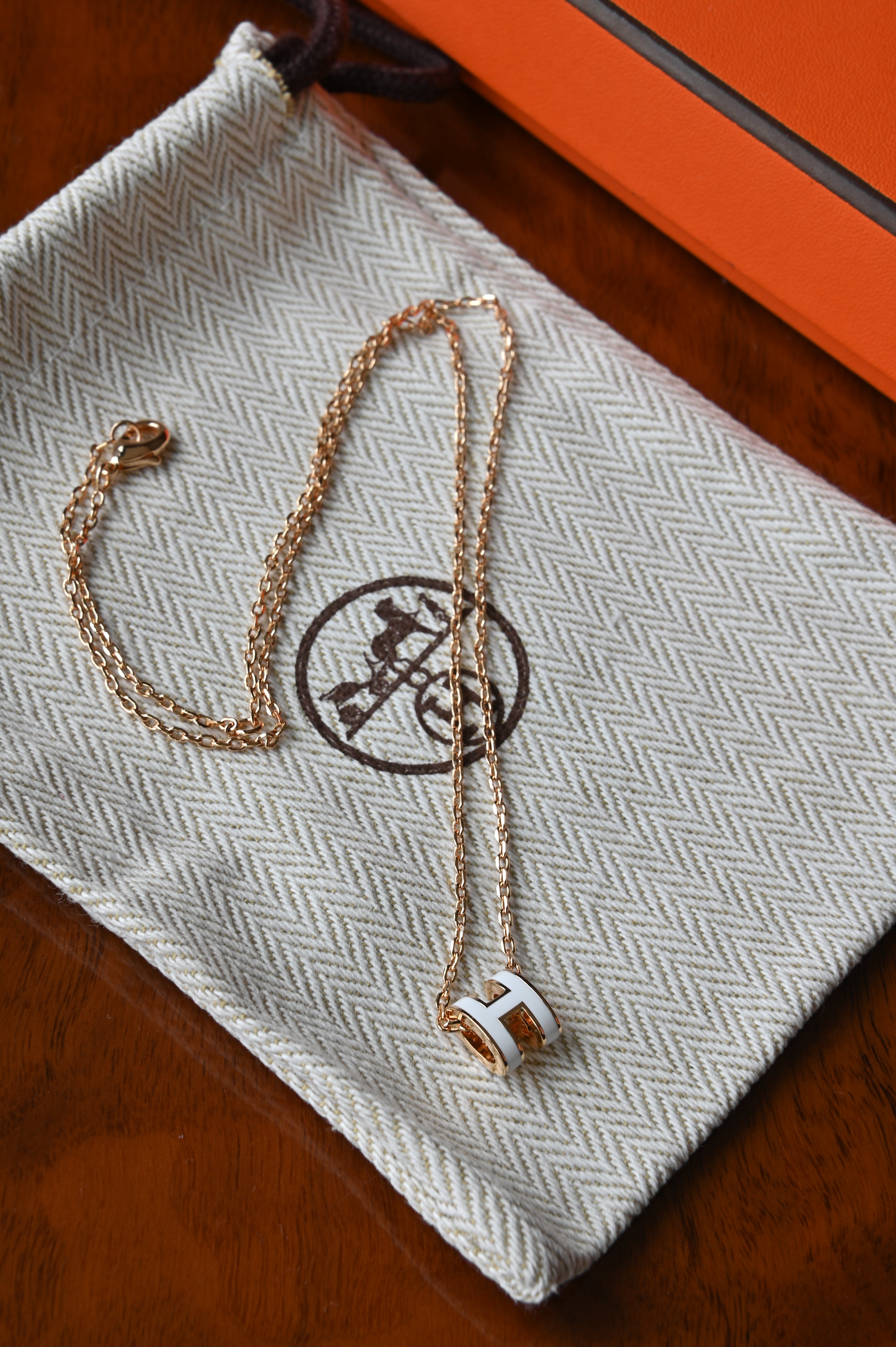 Hermes Mini Pop H Pendant Necklace