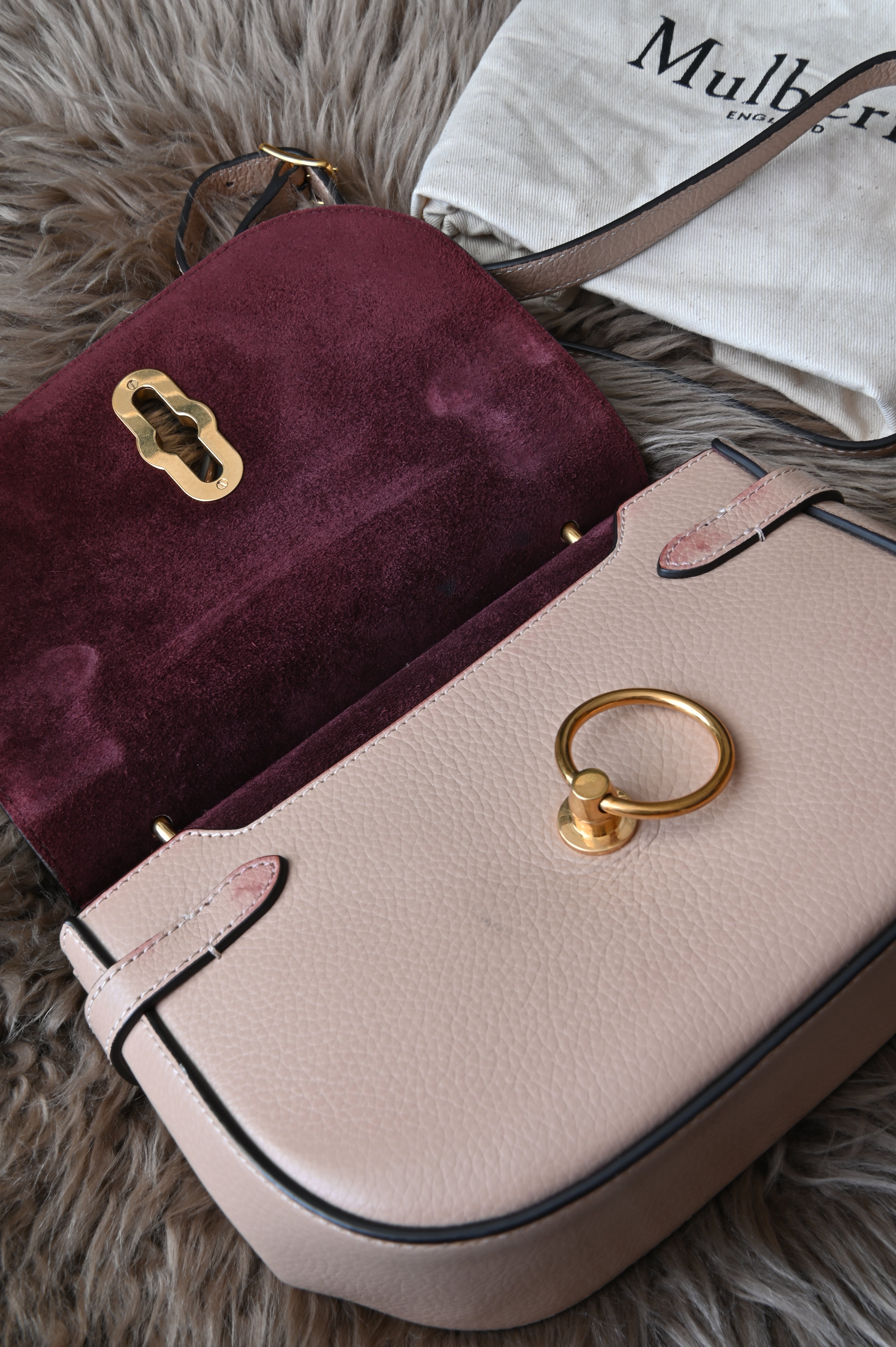 Mulberry Amberley Leather Satchel Bag