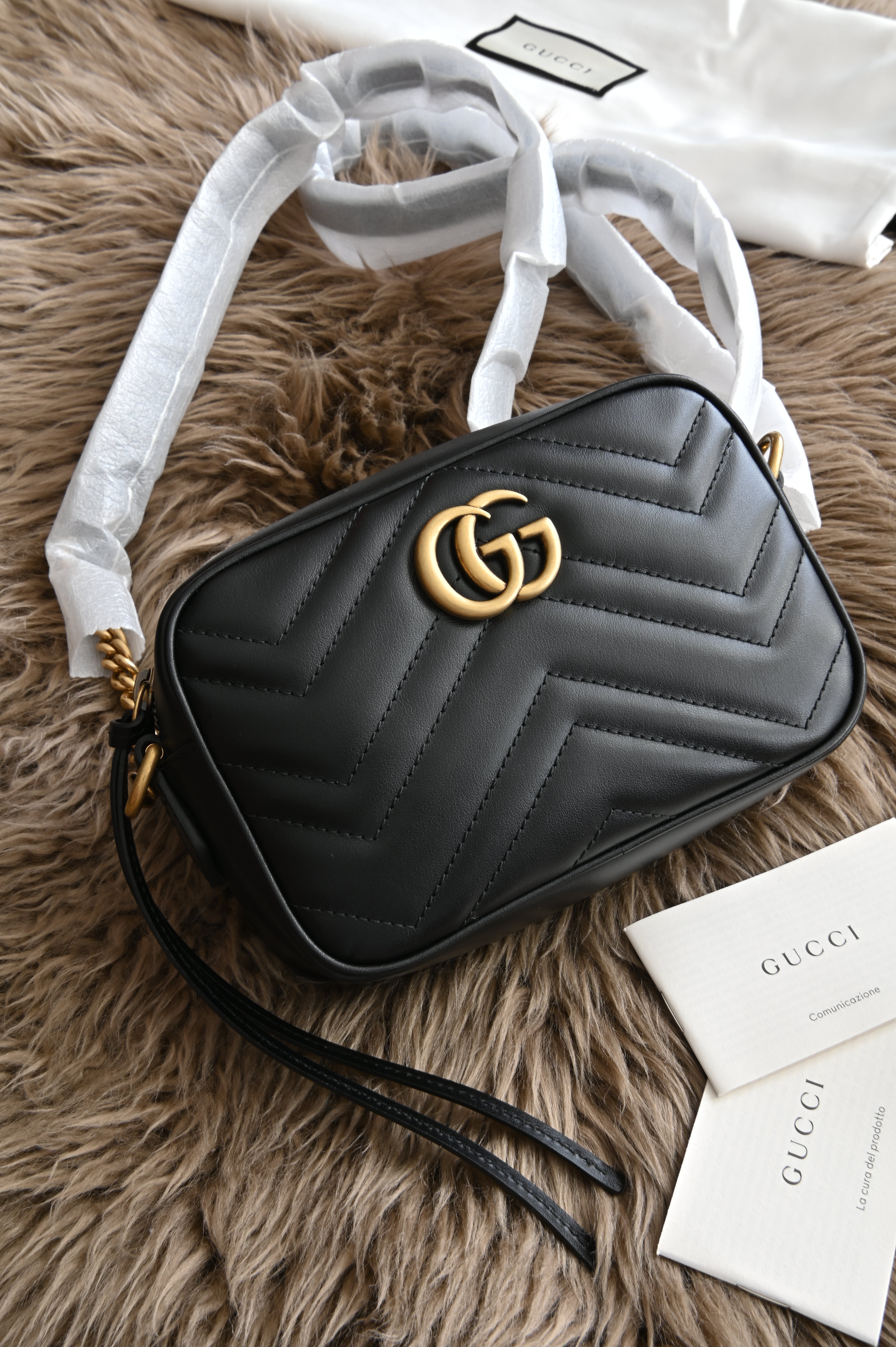 Gucci Marmont black small bag