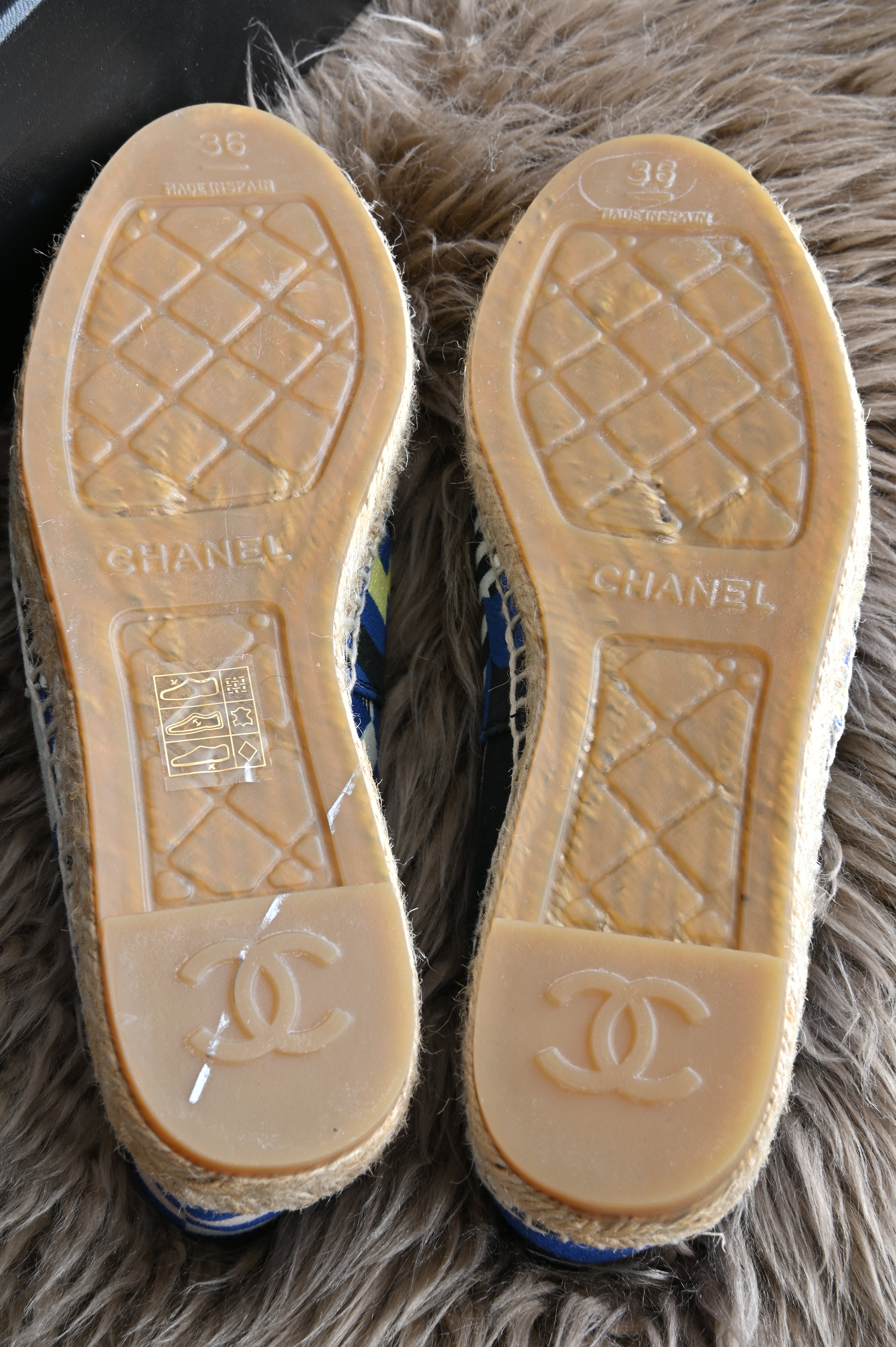 Chanel Espadrilles in canvas with star print