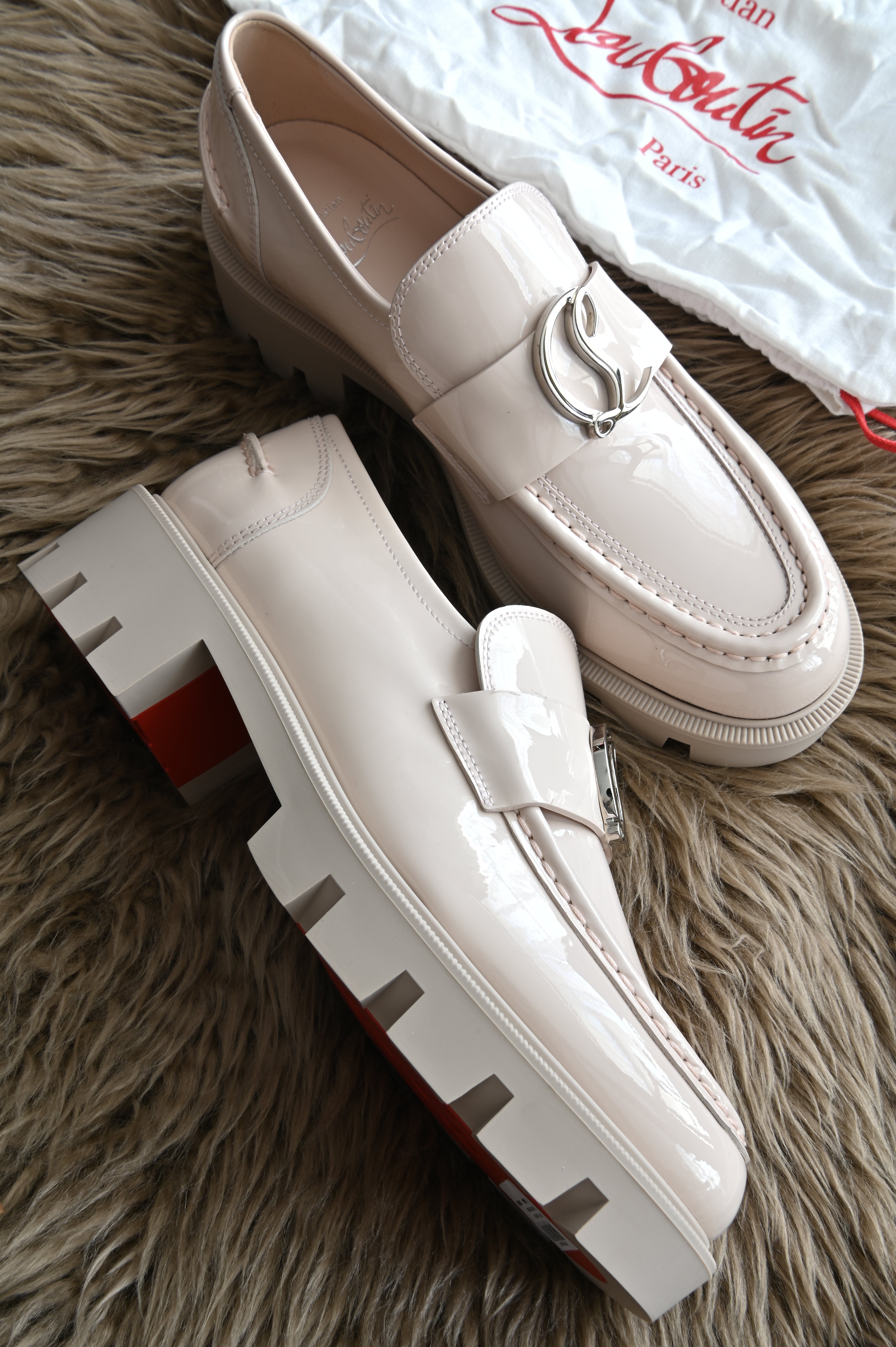 Christian Louboutin Platform loafers in patent