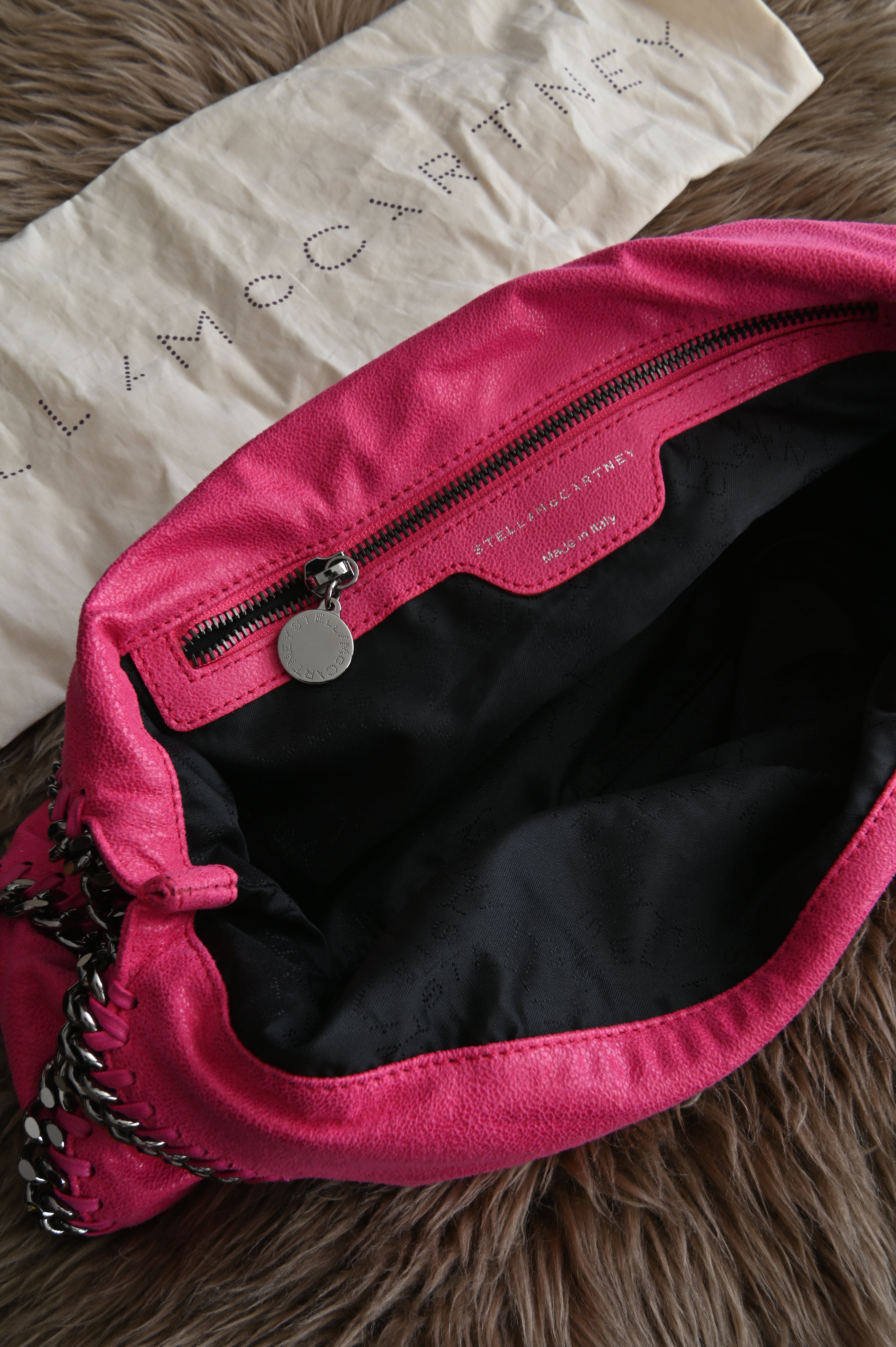 Stella McCartney Falabella embellished pink bag