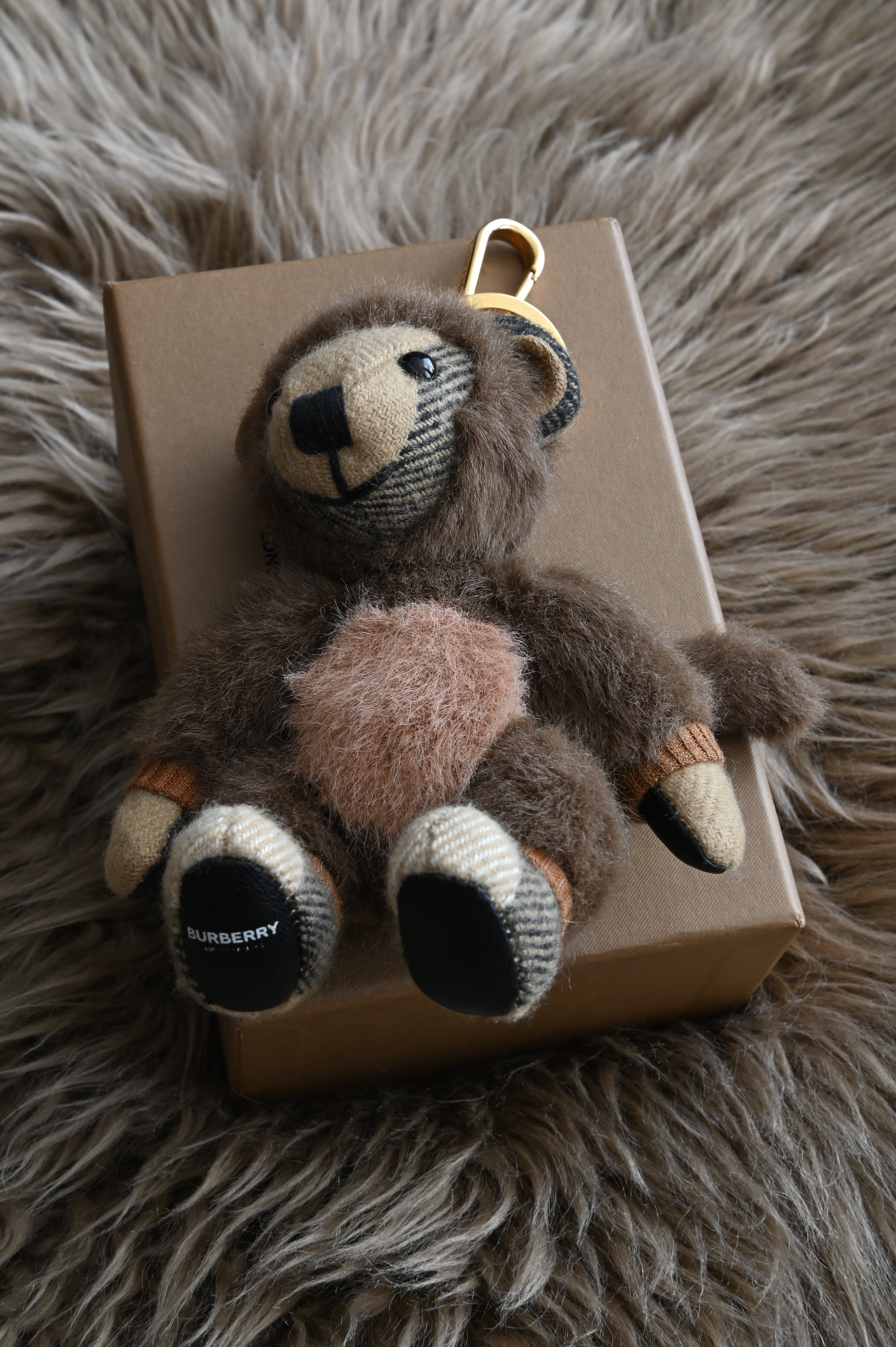 バーバリー BURBERRY キーリング THOMAS MONKEY Burberry Thomas Monkey keychain charm