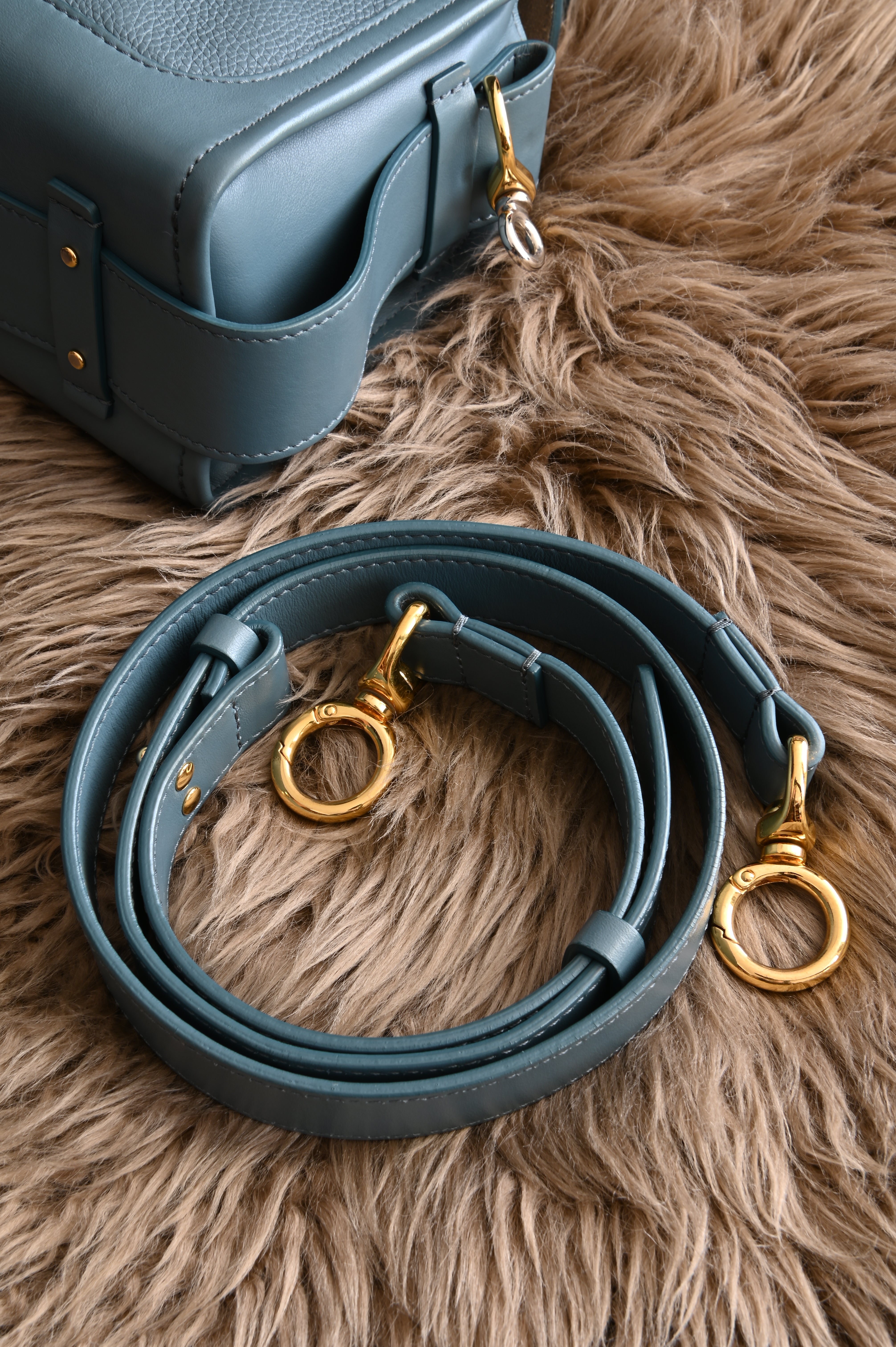 Chloe Tess Day Bag in Teal Blue