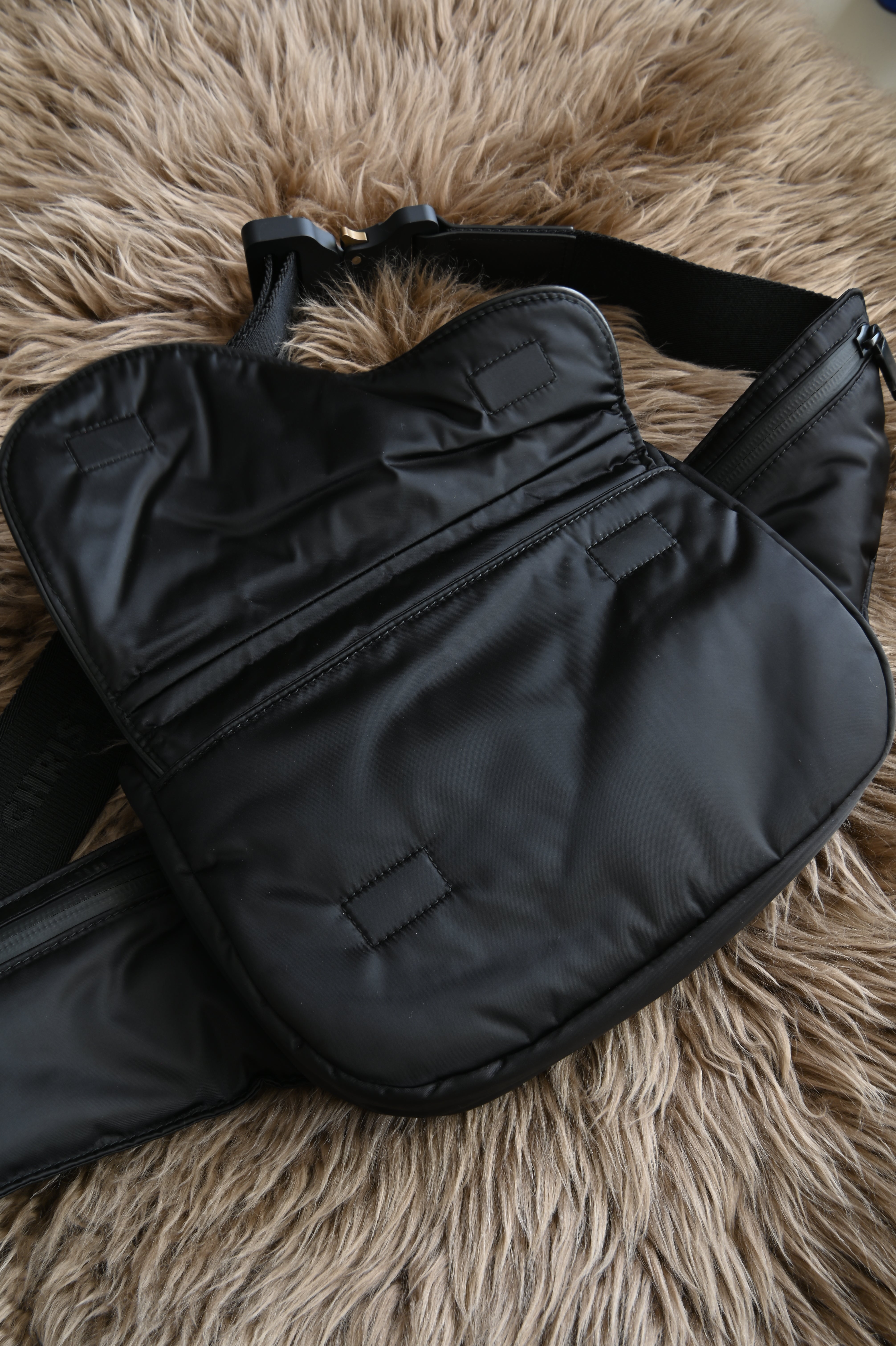 Dior Homme Saddle body belt bag in black nylon