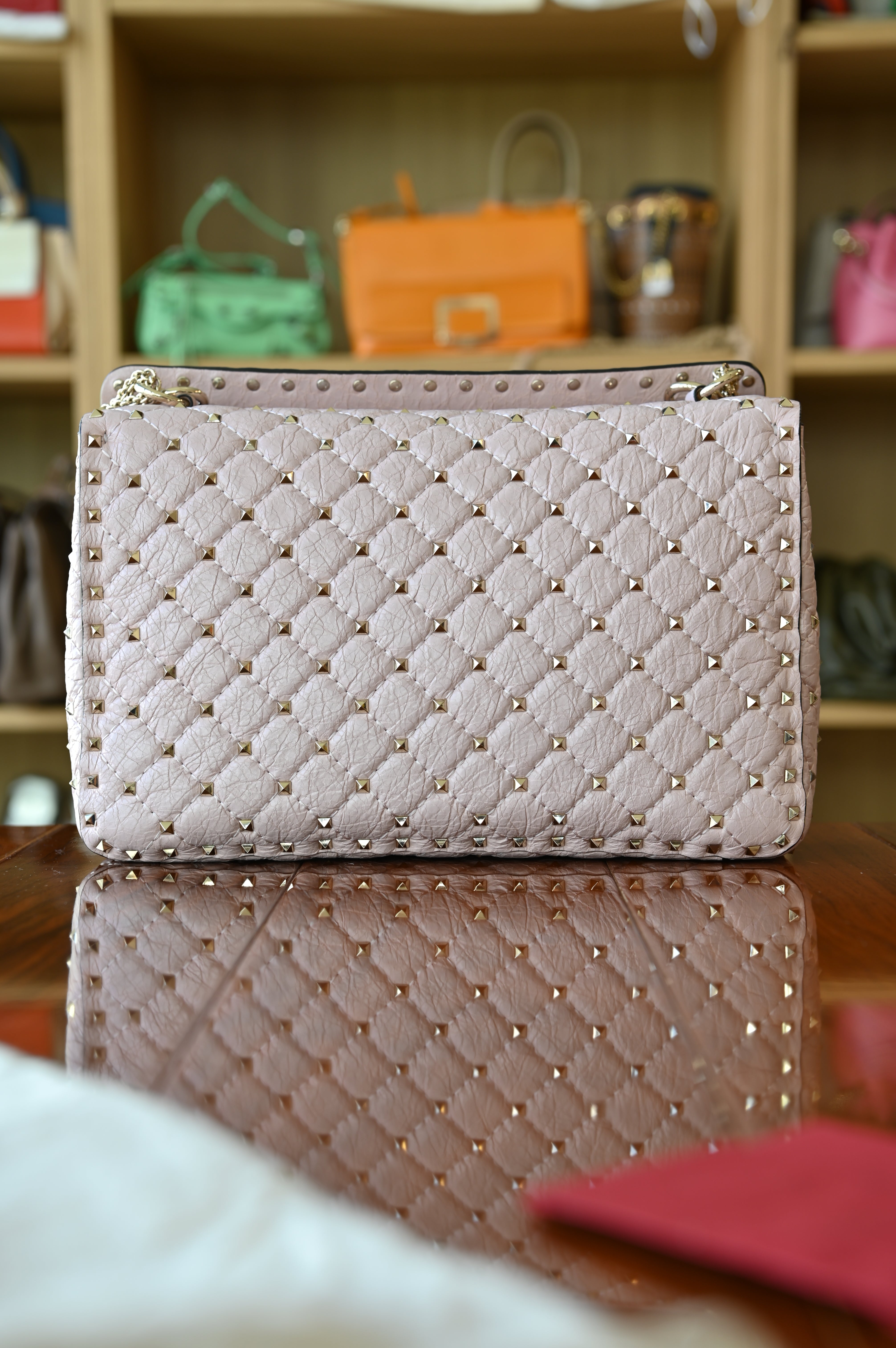Valentino Garavani Pink Rockstud Bag
