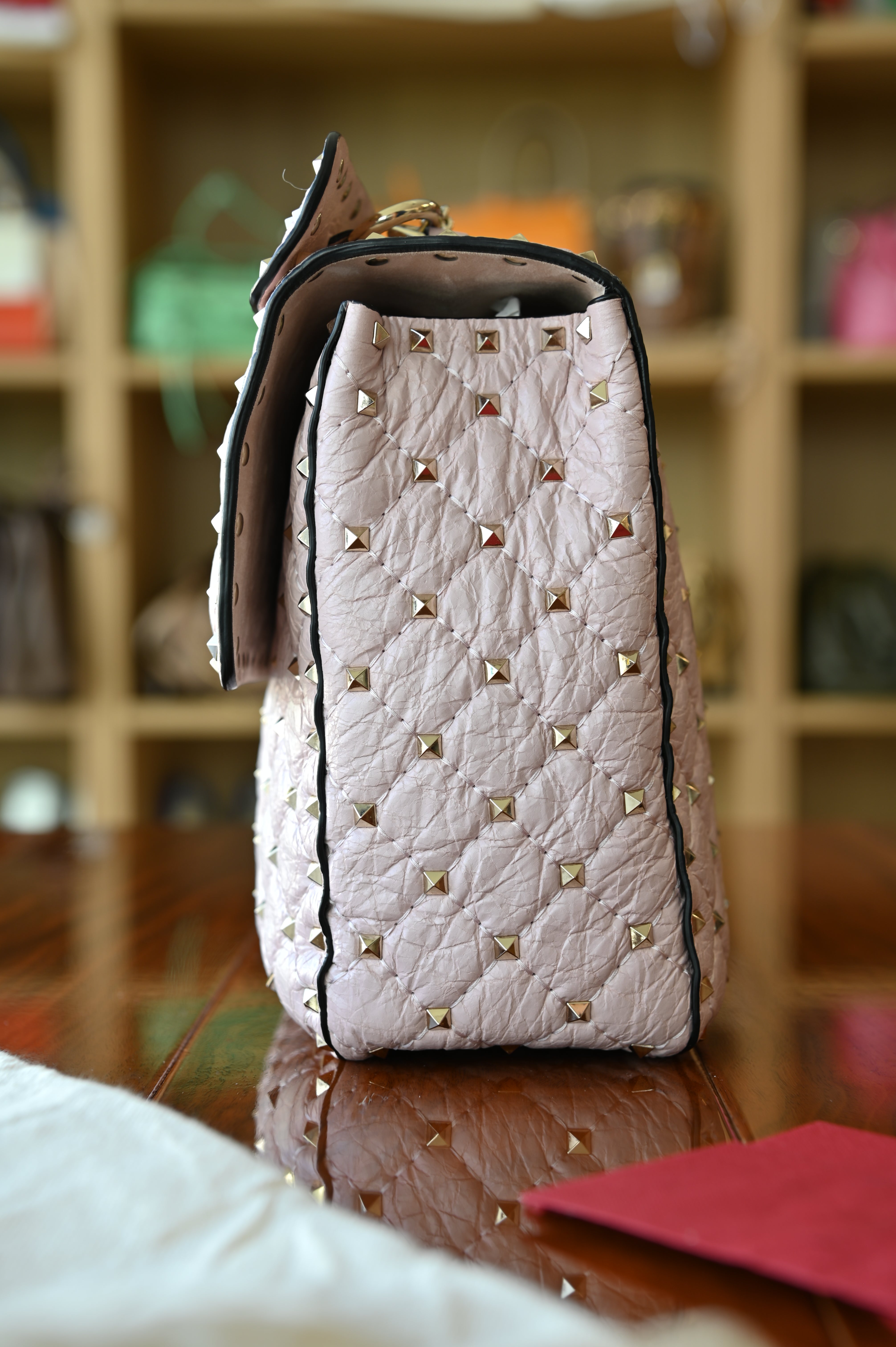 Valentino Garavani Pink Rockstud Bag