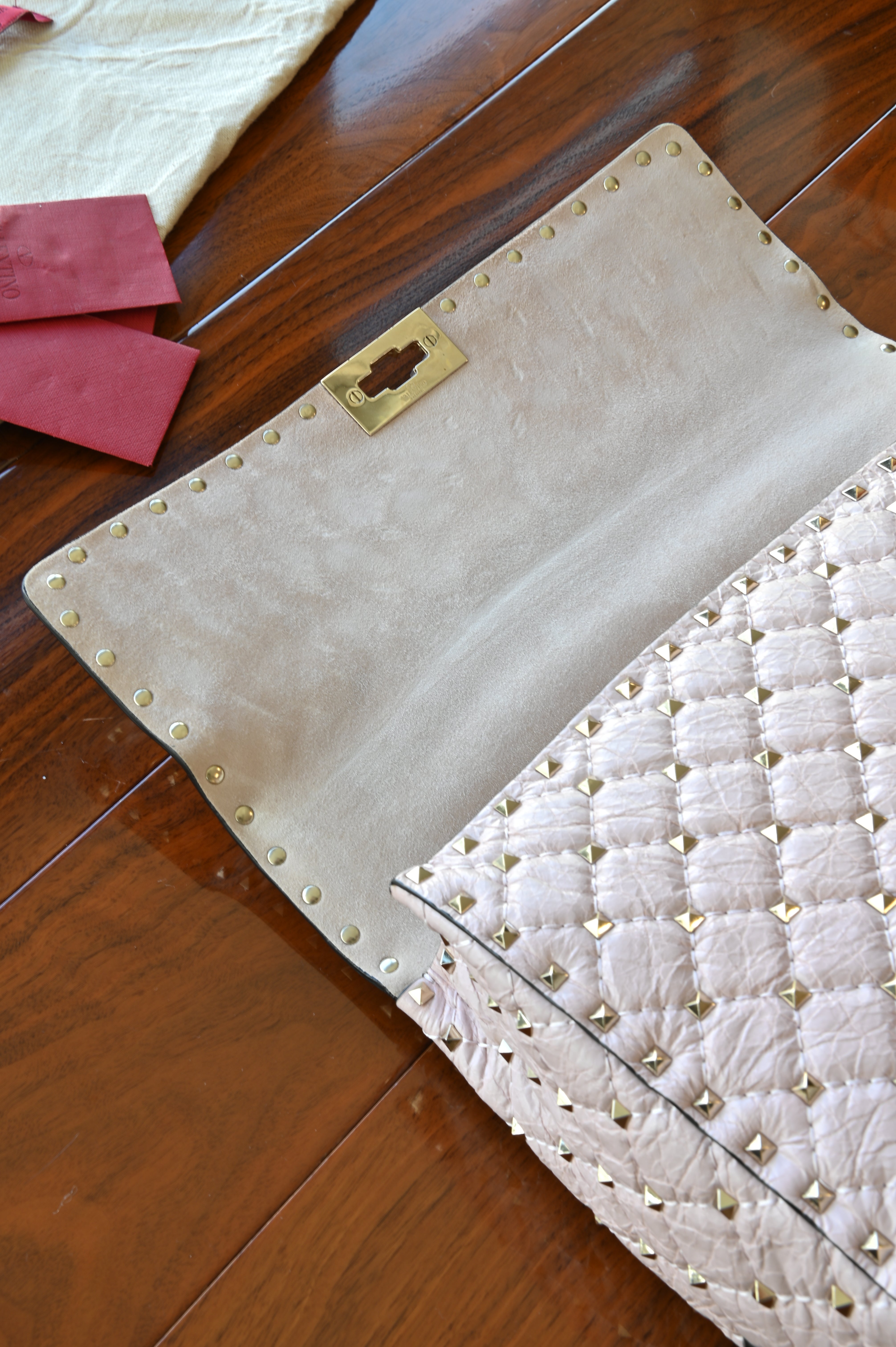 Valentino Garavani Pink Rockstud Bag