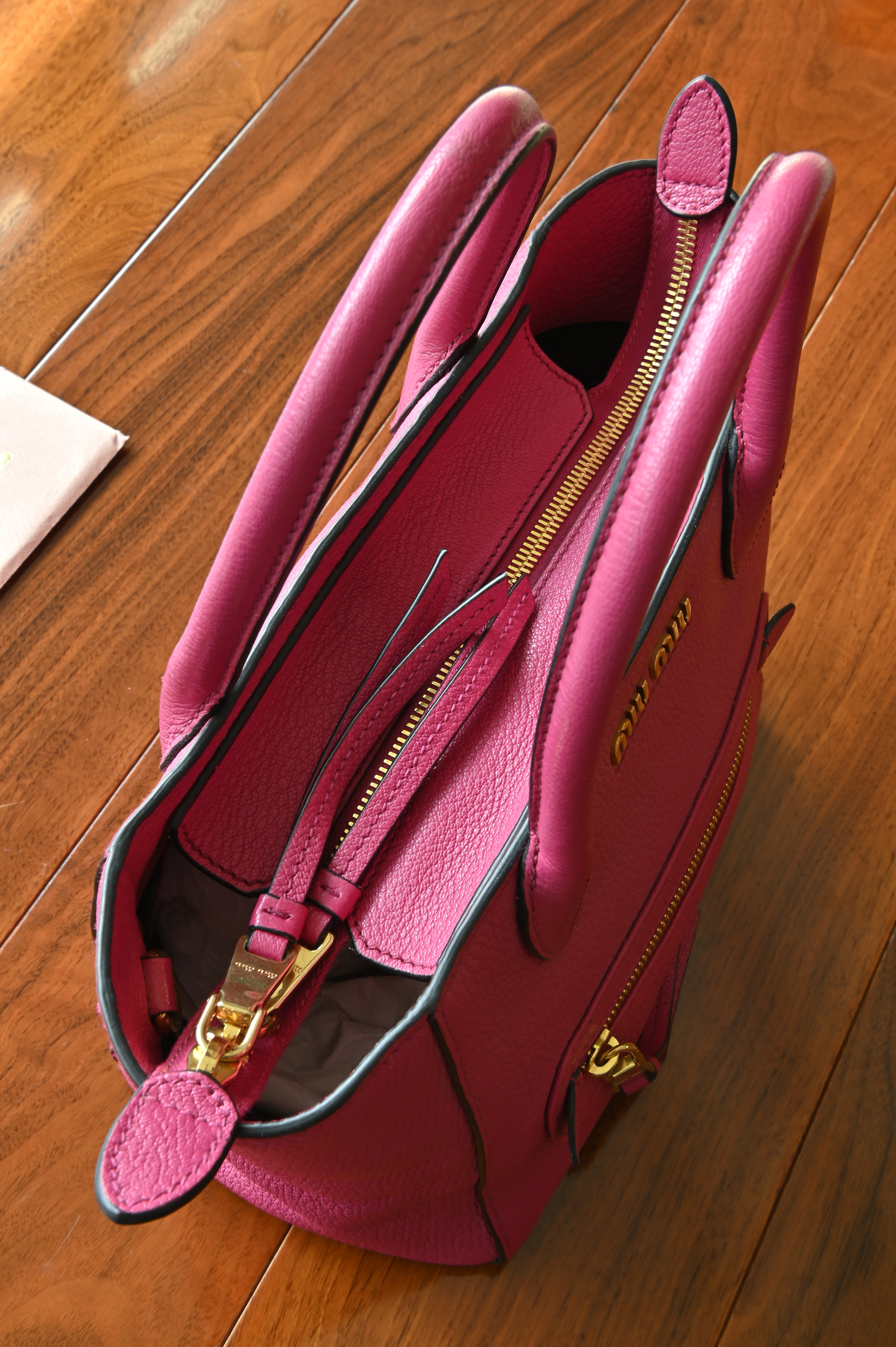 Miu Miu Pink Top Handle Bag