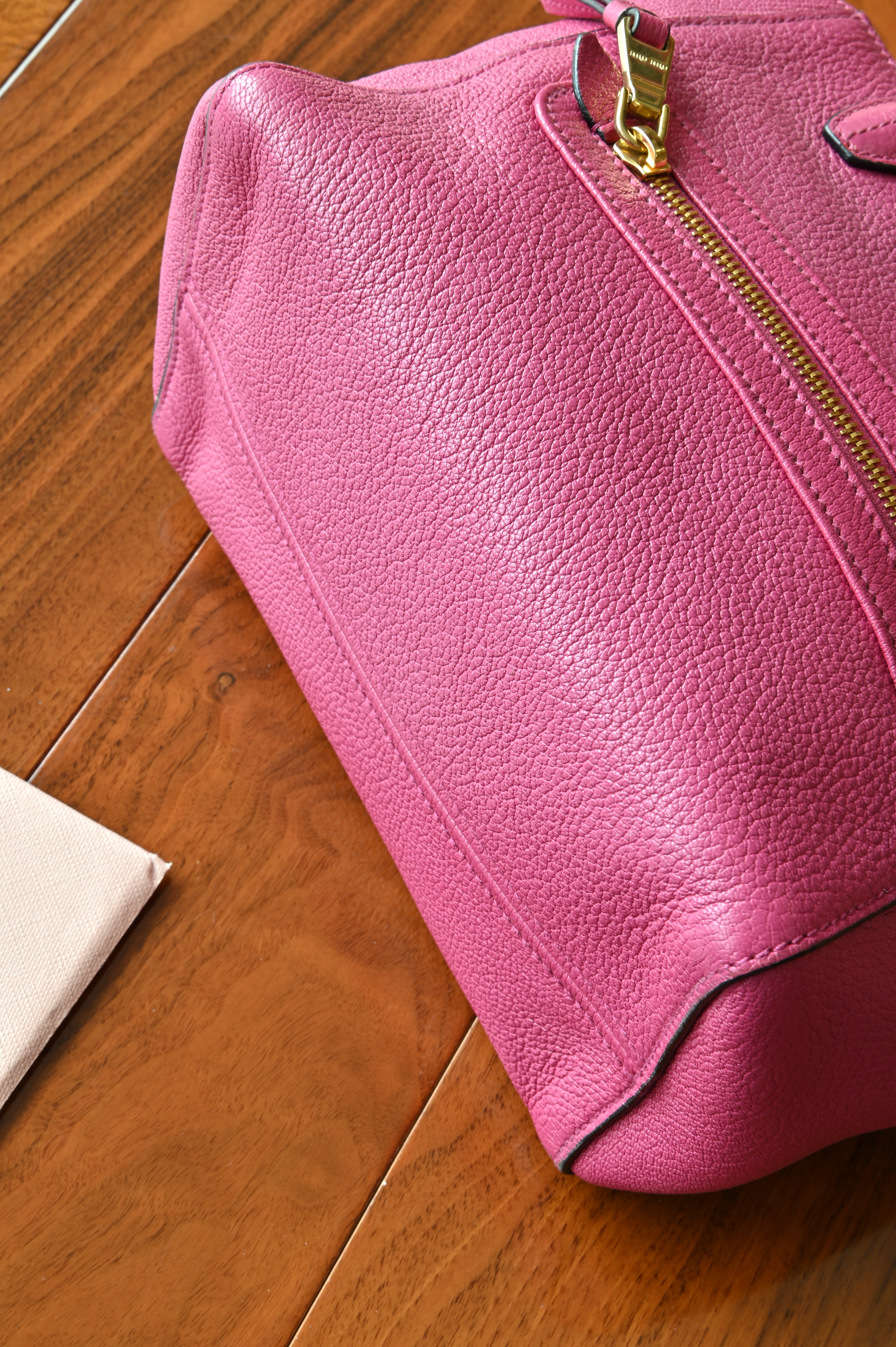 Miu Miu Pink Top Handle Bag