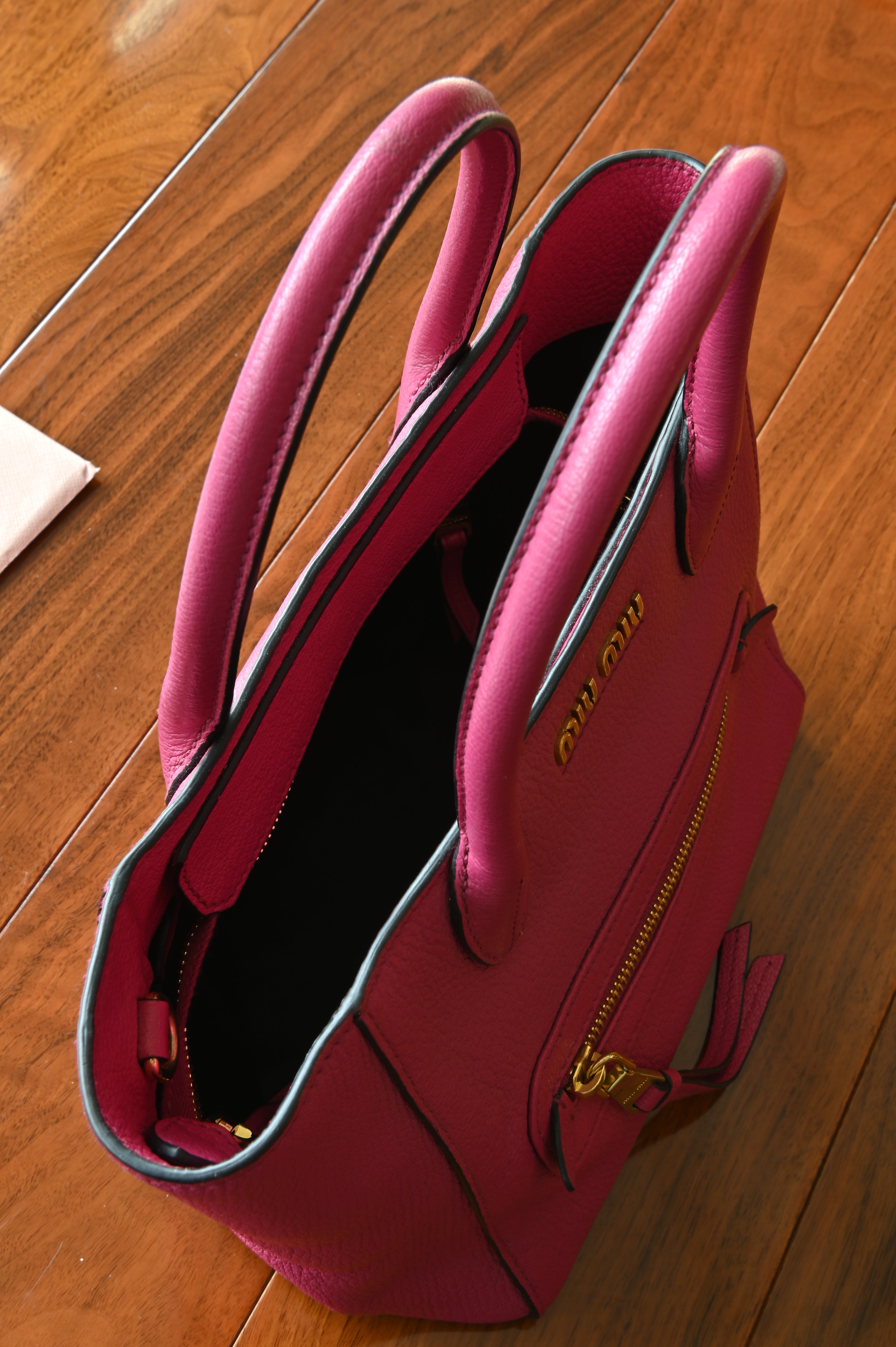 Miu Miu Pink Top Handle Bag