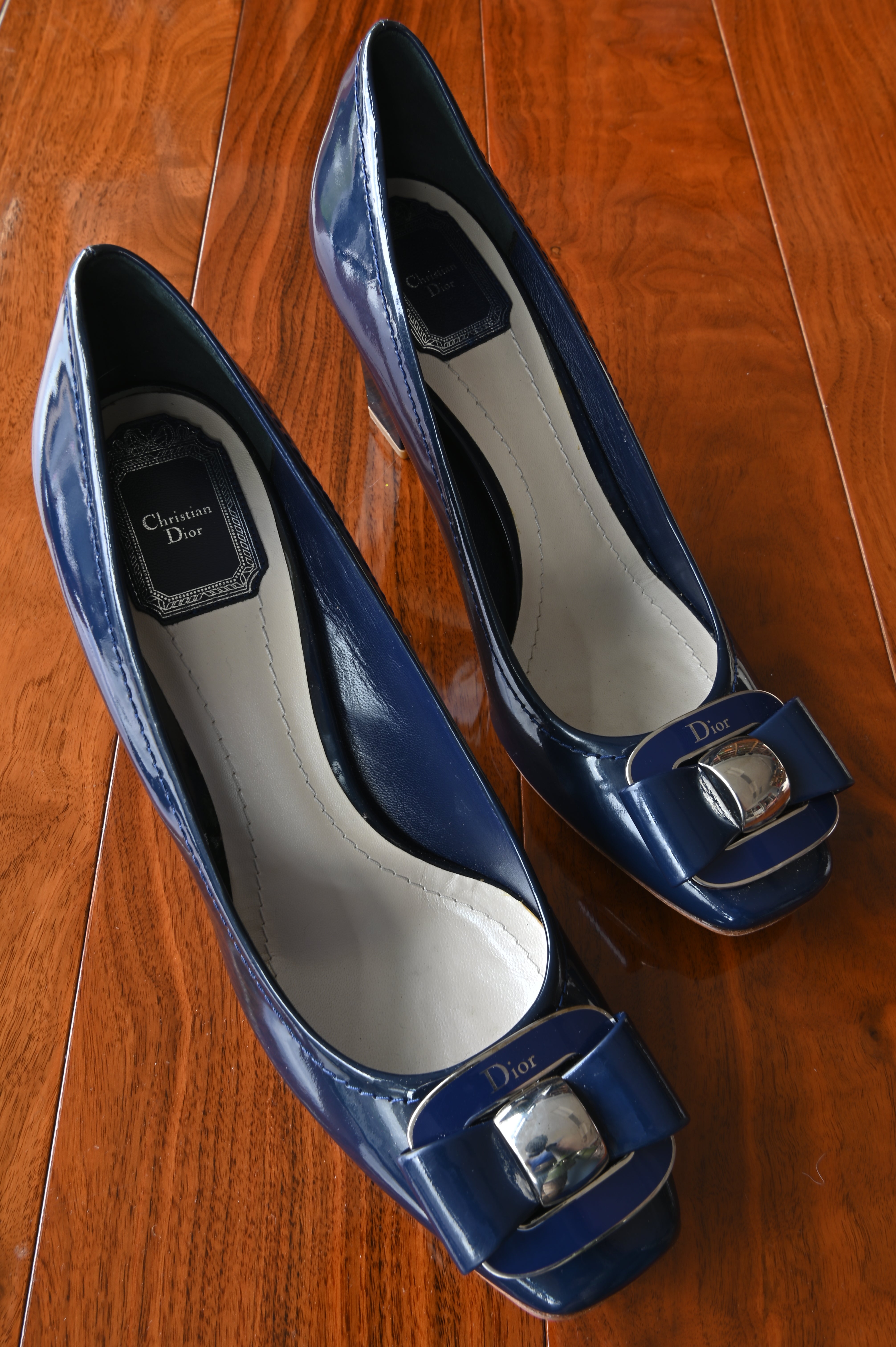 Christian Dior Navy Blue Pumps