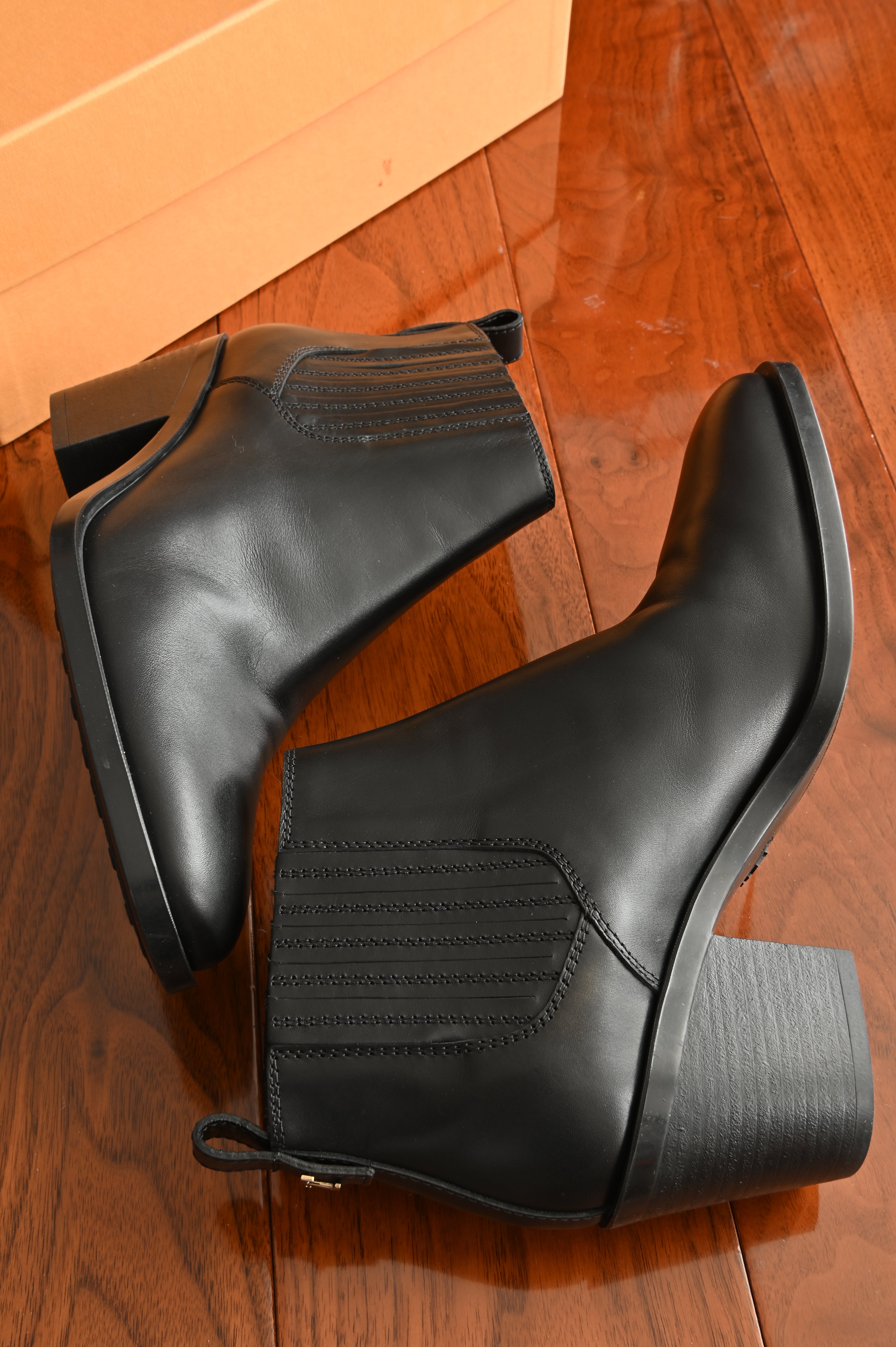 Tod's Stivaletto Black Ankle Boots