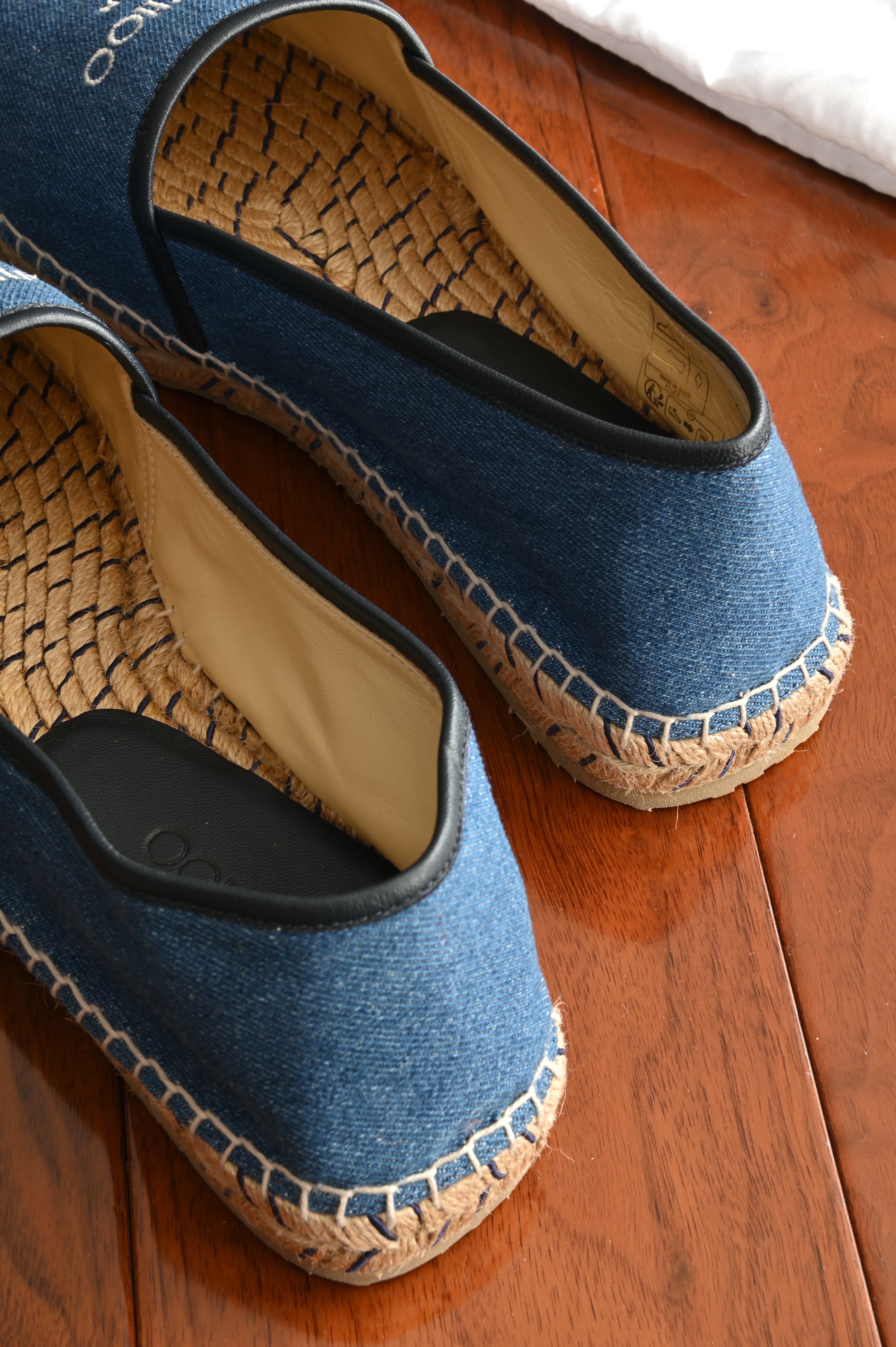 Jimmy Choo Denim Espadrilles Flats