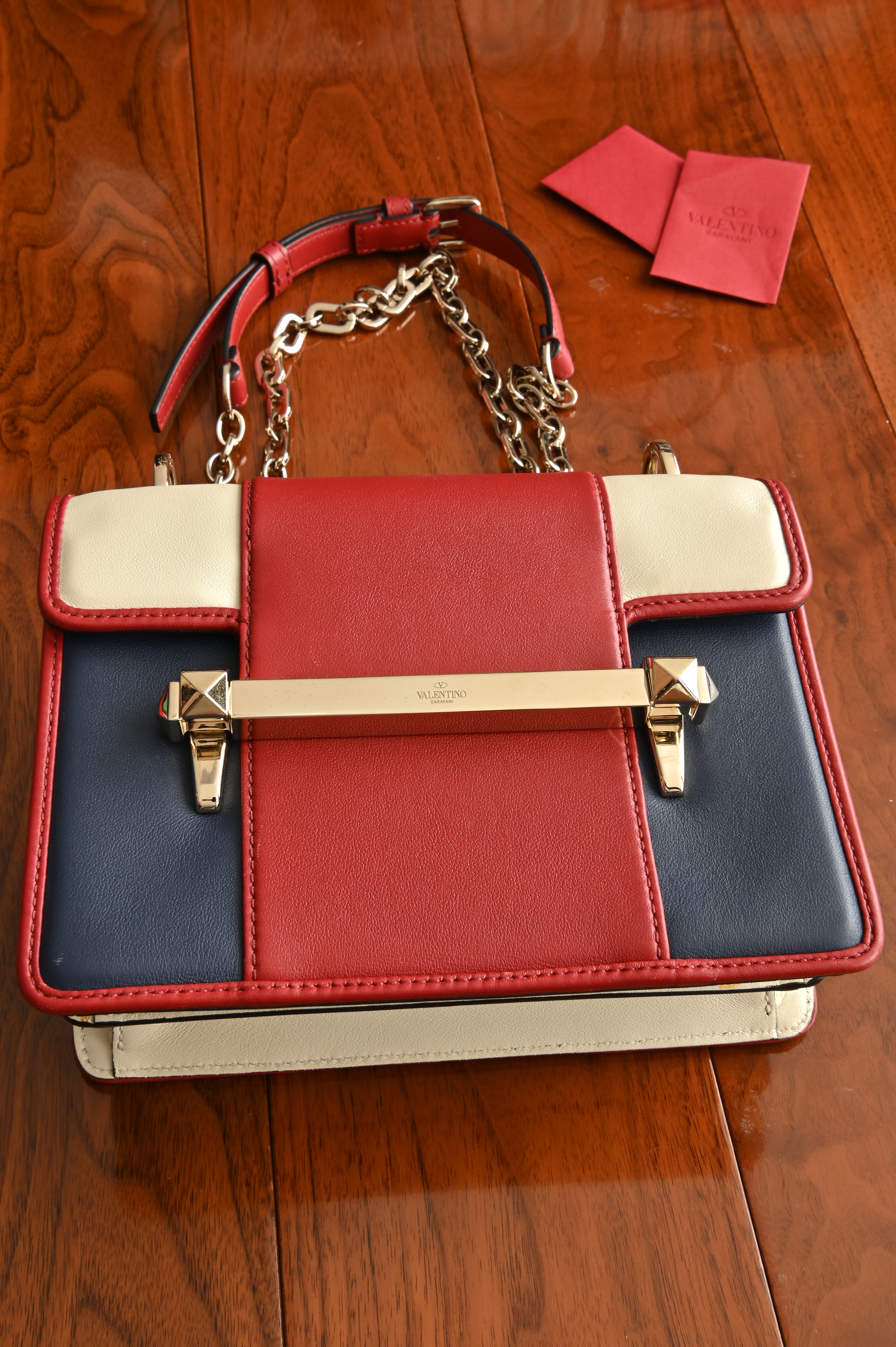 Valentino Garavani Uptown Leather Shoulder Bag